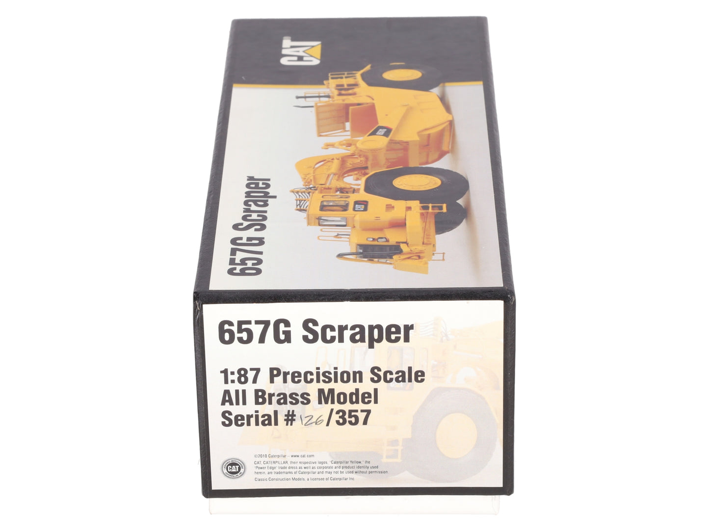 CCM 657G 1:87 Brass Caterpillar Scraper NIB