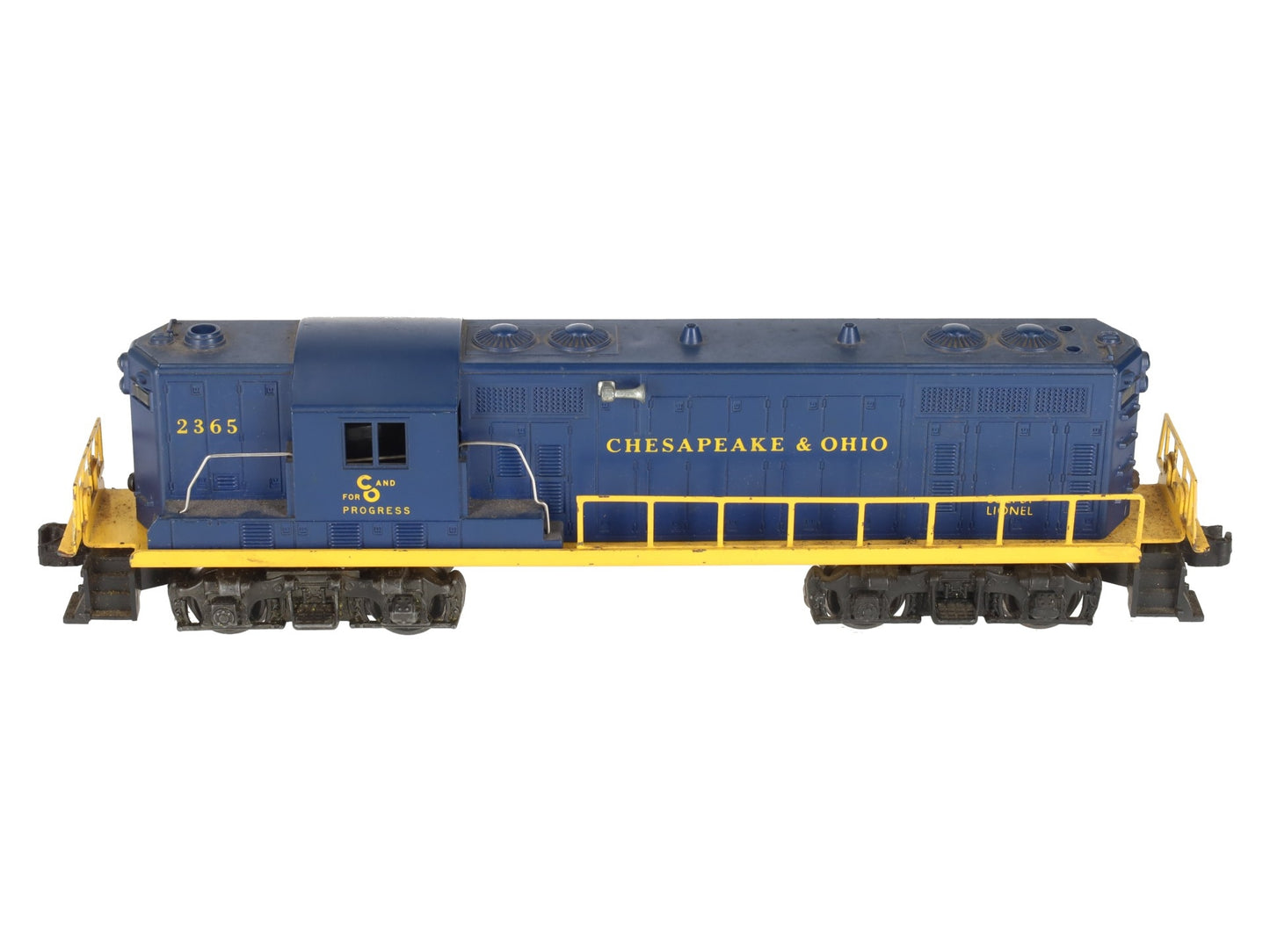 Lionel 2365 Vintage O Chesapeake & Ohio GP-7 Powered Diesel Locomotive VG