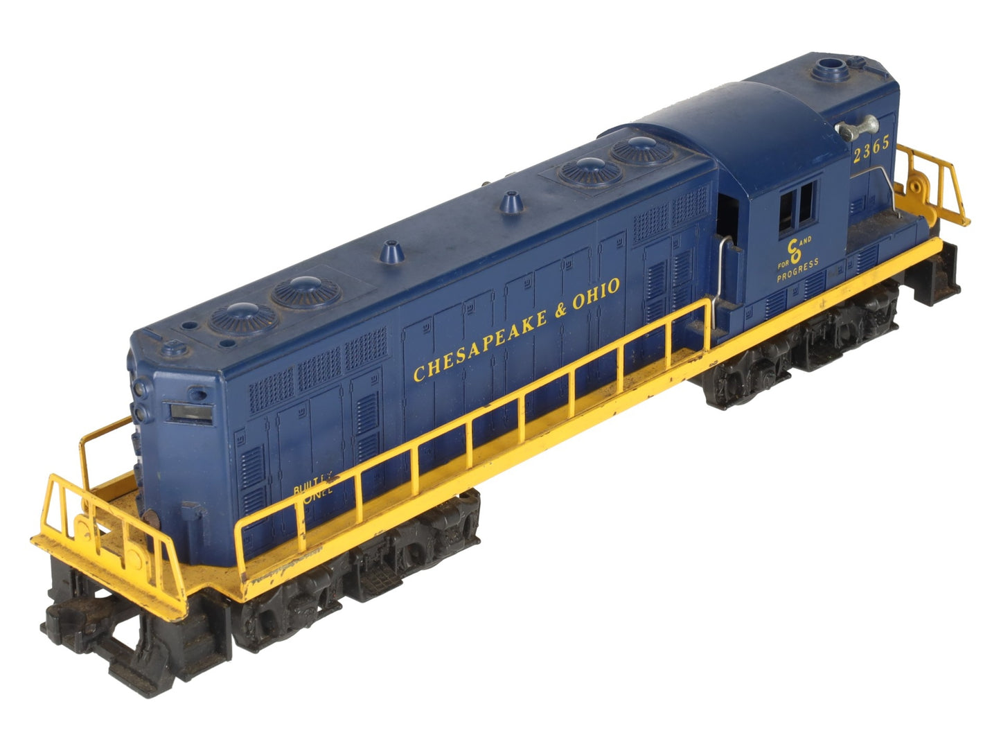Lionel 2365 Vintage O Chesapeake & Ohio GP-7 Powered Diesel Locomotive VG