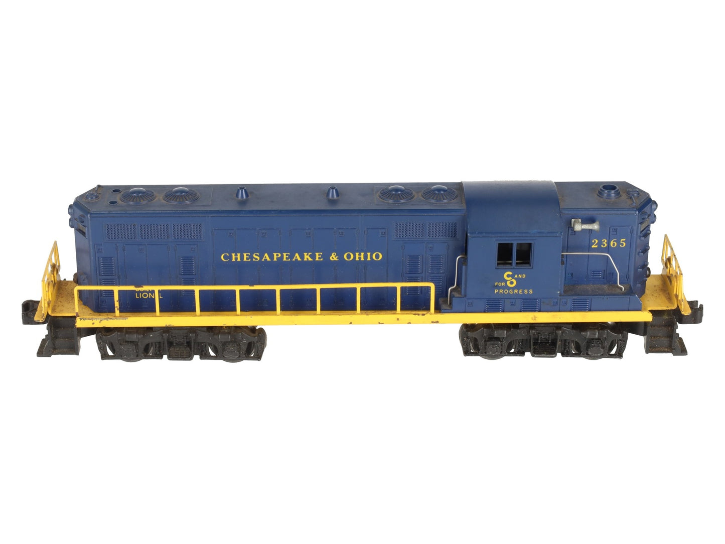 Lionel 2365 Vintage O Chesapeake & Ohio GP-7 Powered Diesel Locomotive VG