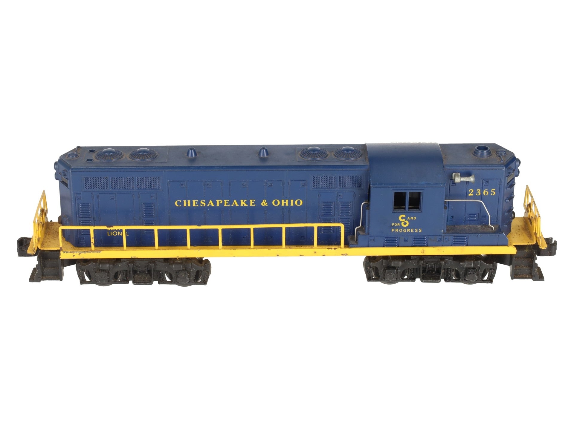 Lionel 2365 Vintage O Chesapeake & Ohio GP-7 Powered Diesel Locomotive VG