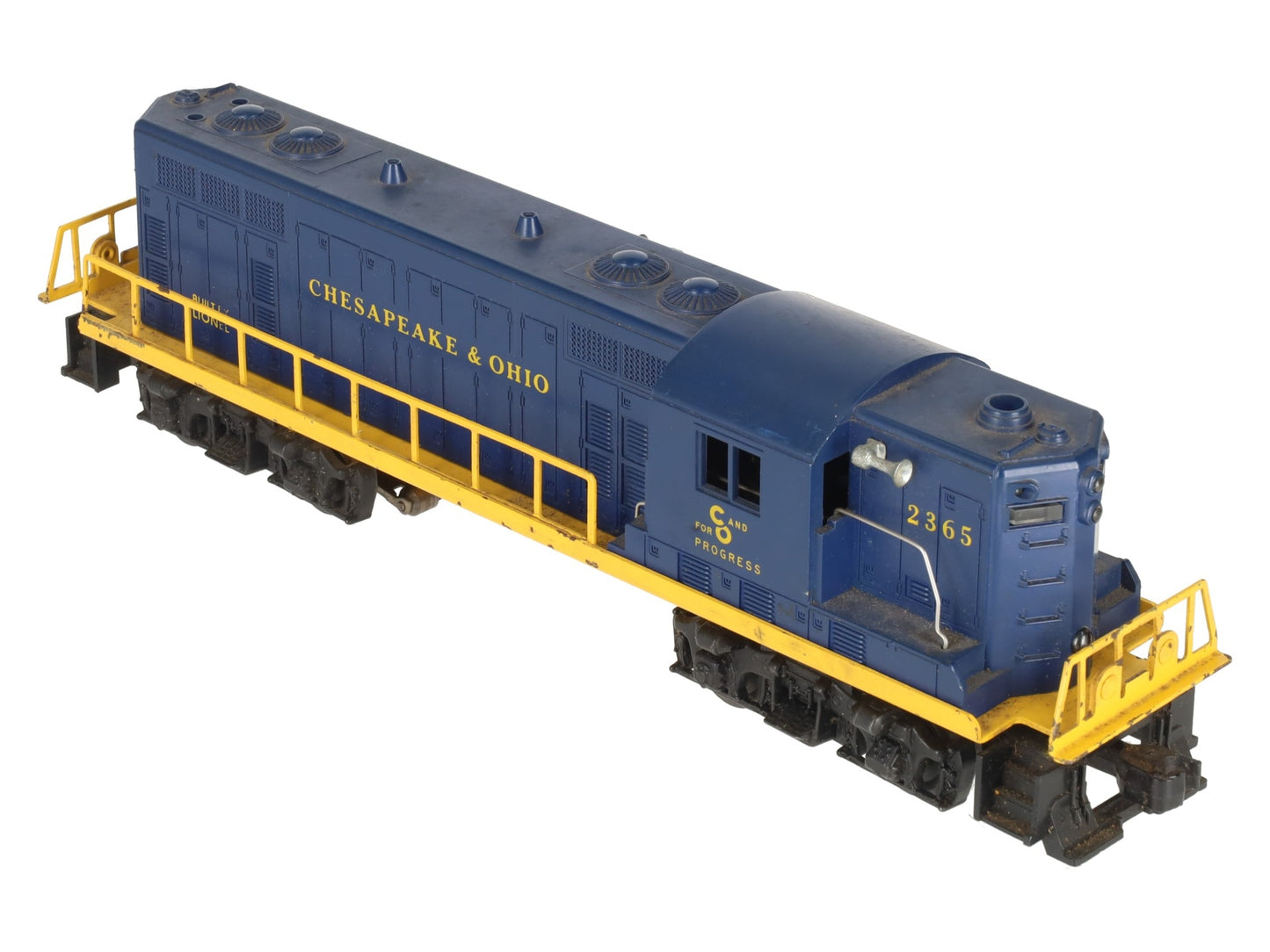 Lionel 2365 Vintage O Chesapeake & Ohio GP-7 Powered Diesel Locomotive VG