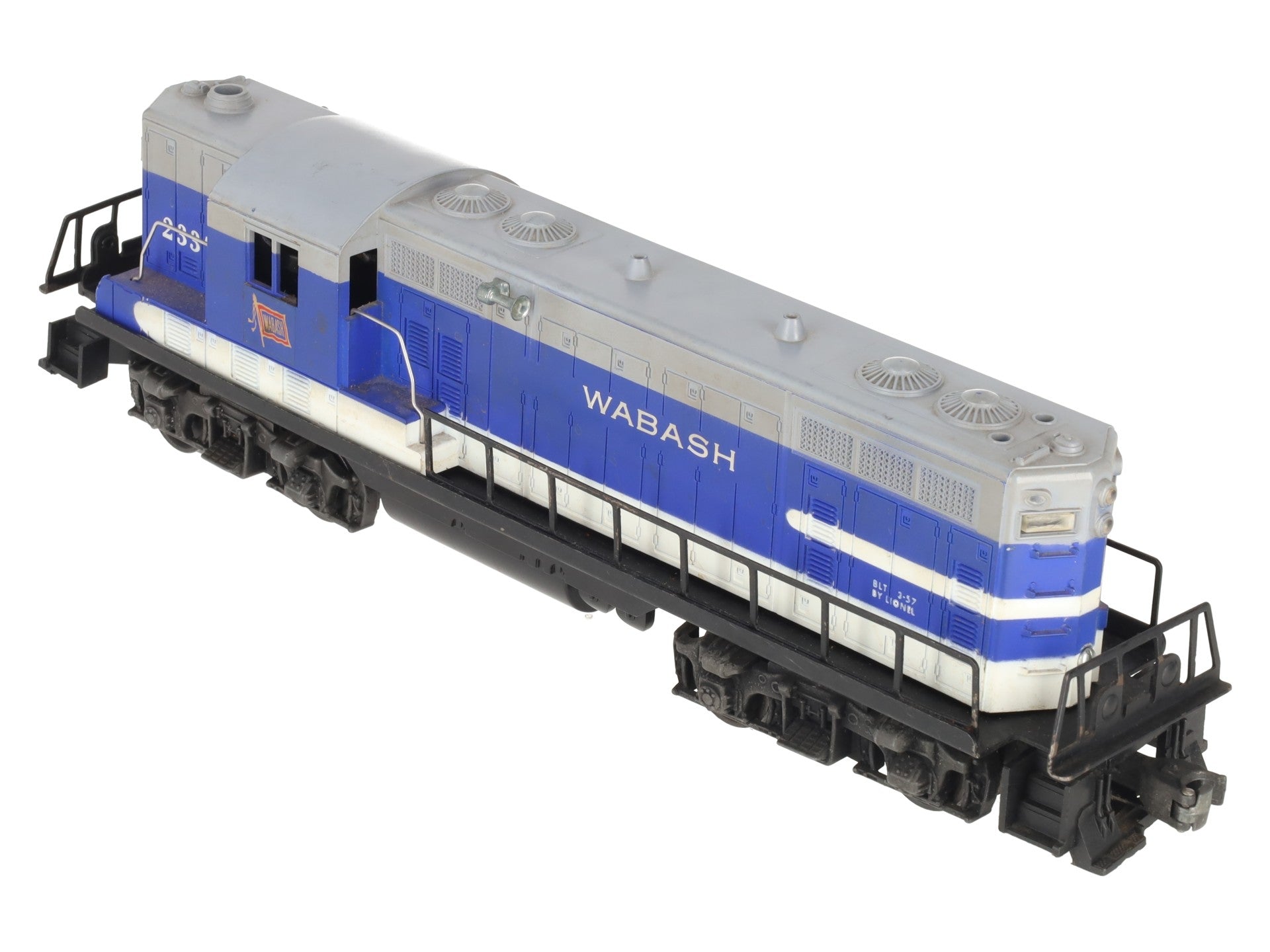 Lionel 2337 Vintage O Wabash GP-7 Powered Diesel Locomotive VG