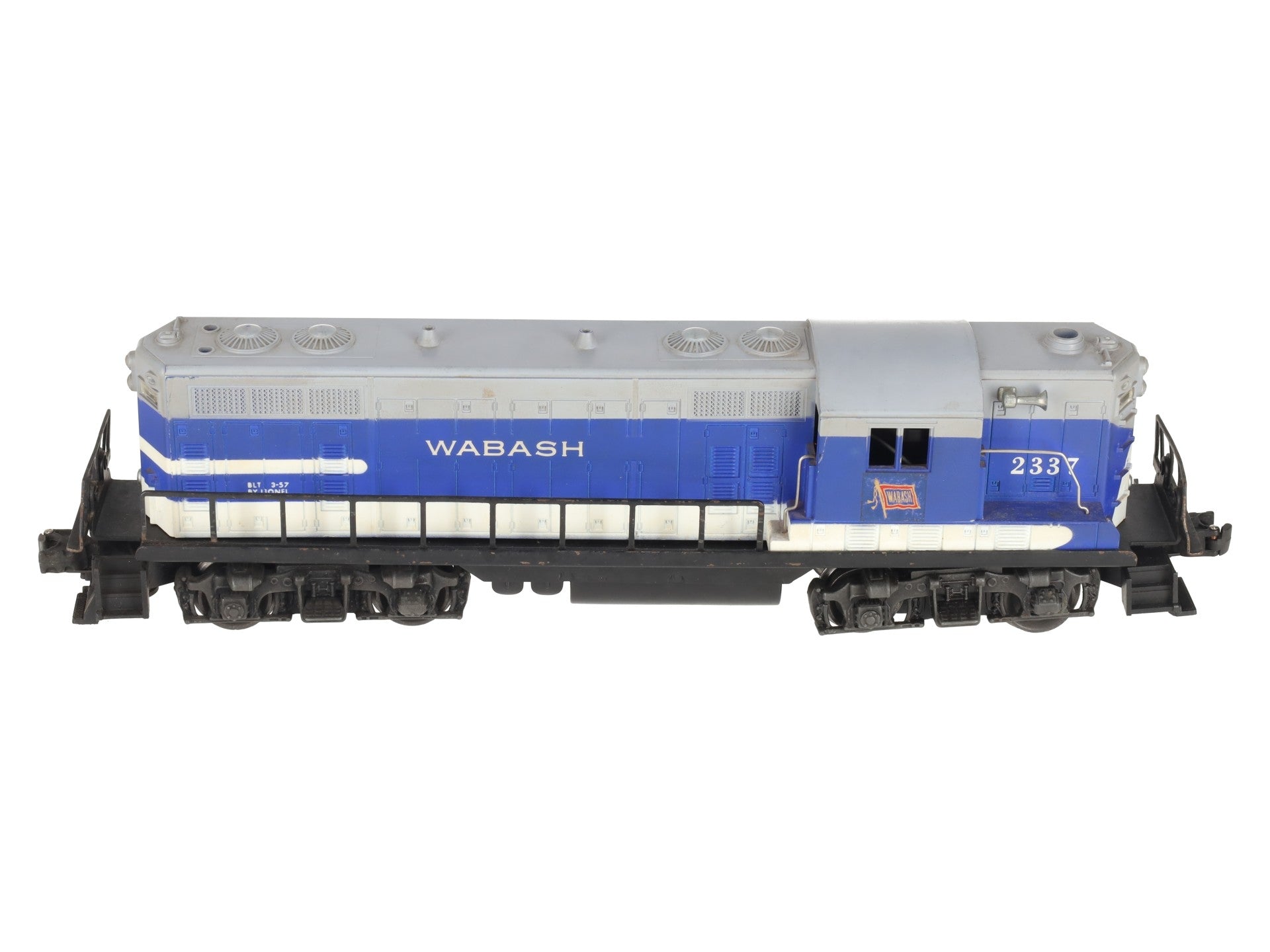 Lionel 2337 Vintage O Wabash GP-7 Powered Diesel Locomotive VG