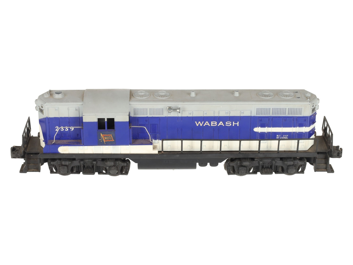 Lionel 2339 Vintage O Wabash GP-7 Powered Diesel Locomotive #2339 VG