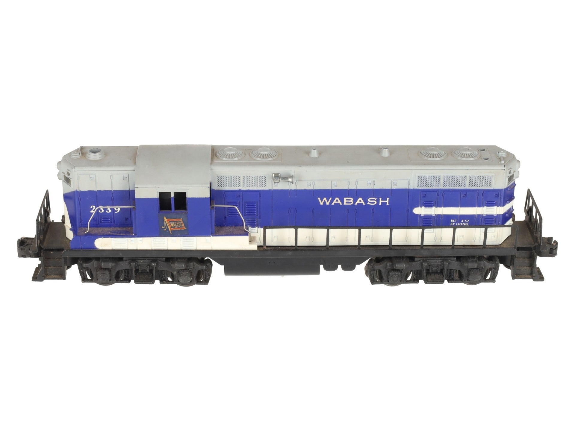 Lionel 2339 Vintage O Wabash GP-7 Powered Diesel Locomotive #2339 VG