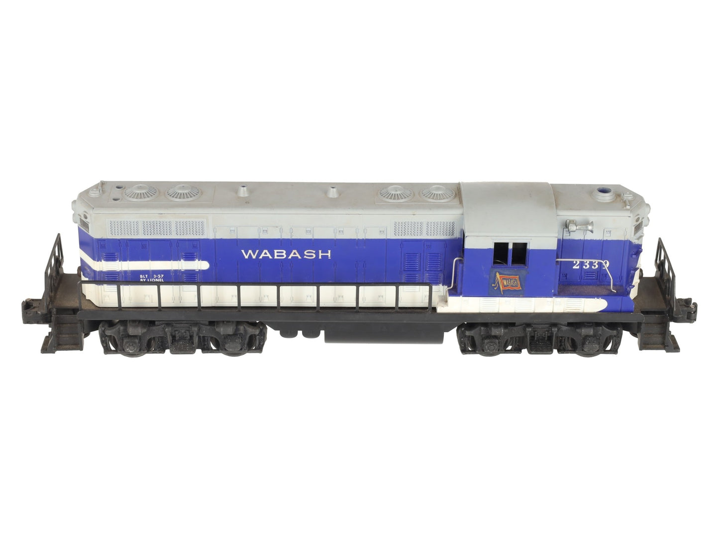 Lionel 2339 Vintage O Wabash GP-7 Powered Diesel Locomotive #2339 VG