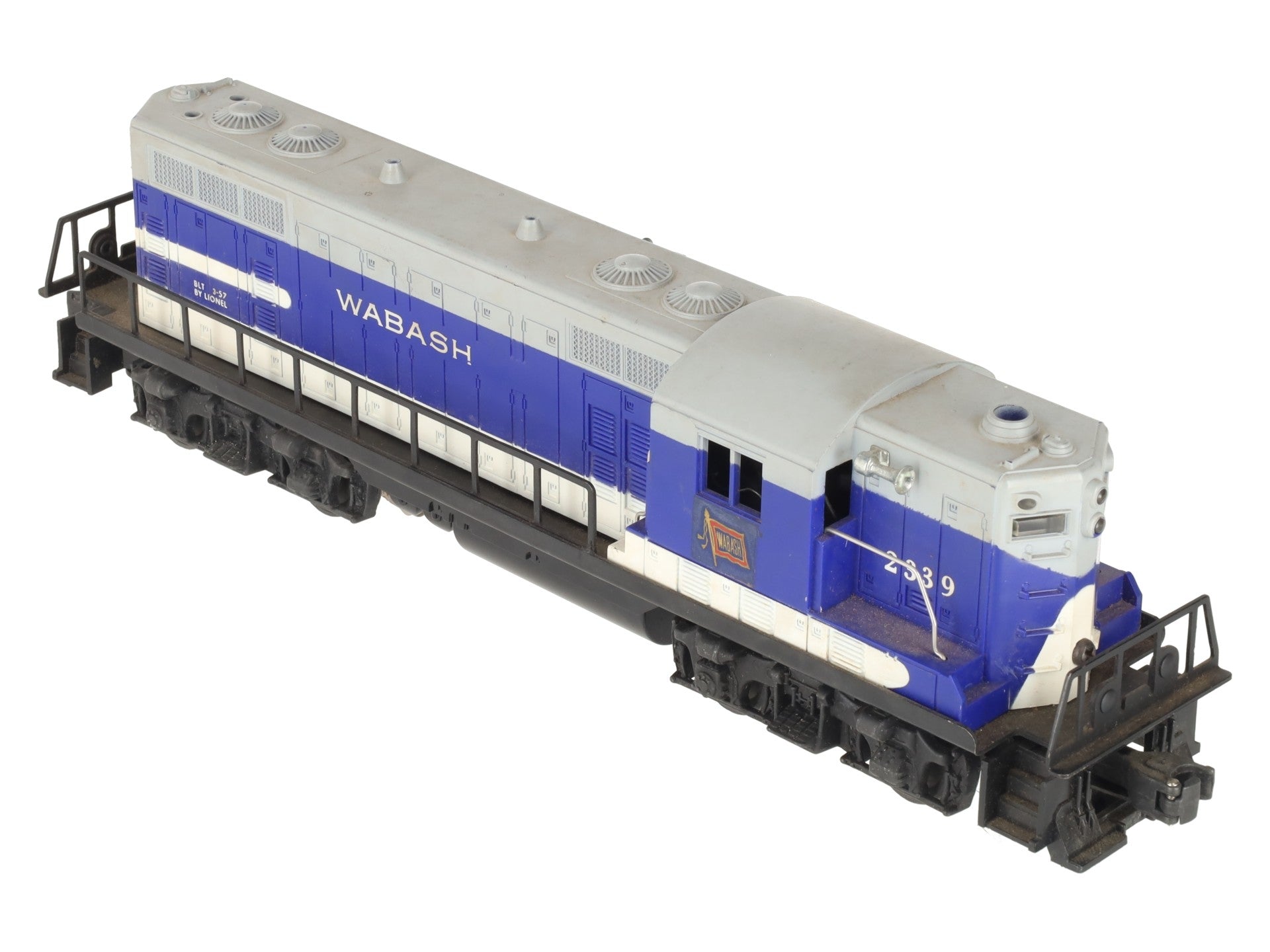 Lionel 2339 Vintage O Wabash GP-7 Powered Diesel Locomotive #2339 VG