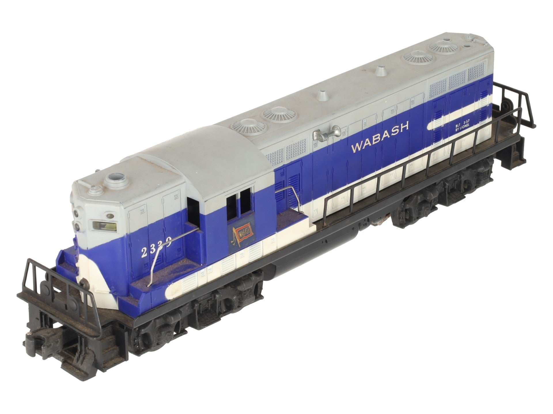 Lionel 2339 Vintage O Wabash GP-7 Powered Diesel Locomotive #2339 VG