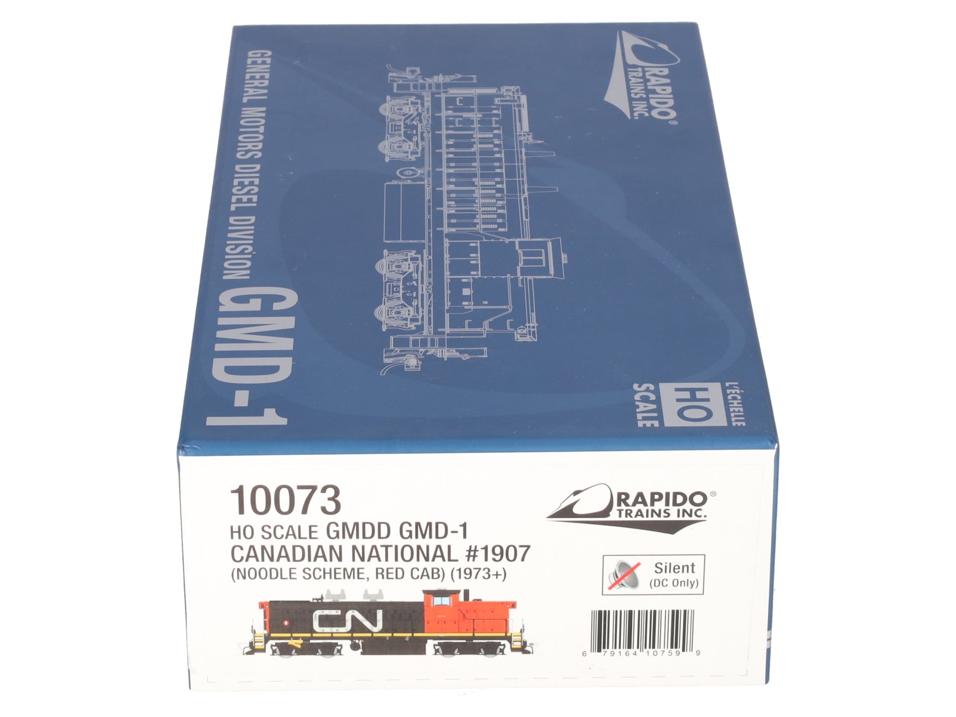 Rapido Trains 10073 HO Scale Canadian National GMDD GMD-1 Locomotive #1907 LN/Box