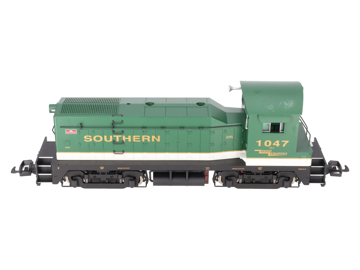 USA Trains 22029 G Scale Southern NW-2 Diesel Switcher #1047 EX/Box