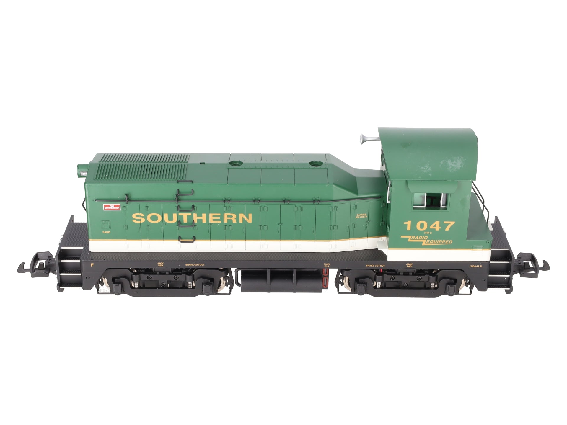 USA Trains 22029 G Scale Southern NW-2 Diesel Switcher #1047 EX/Box