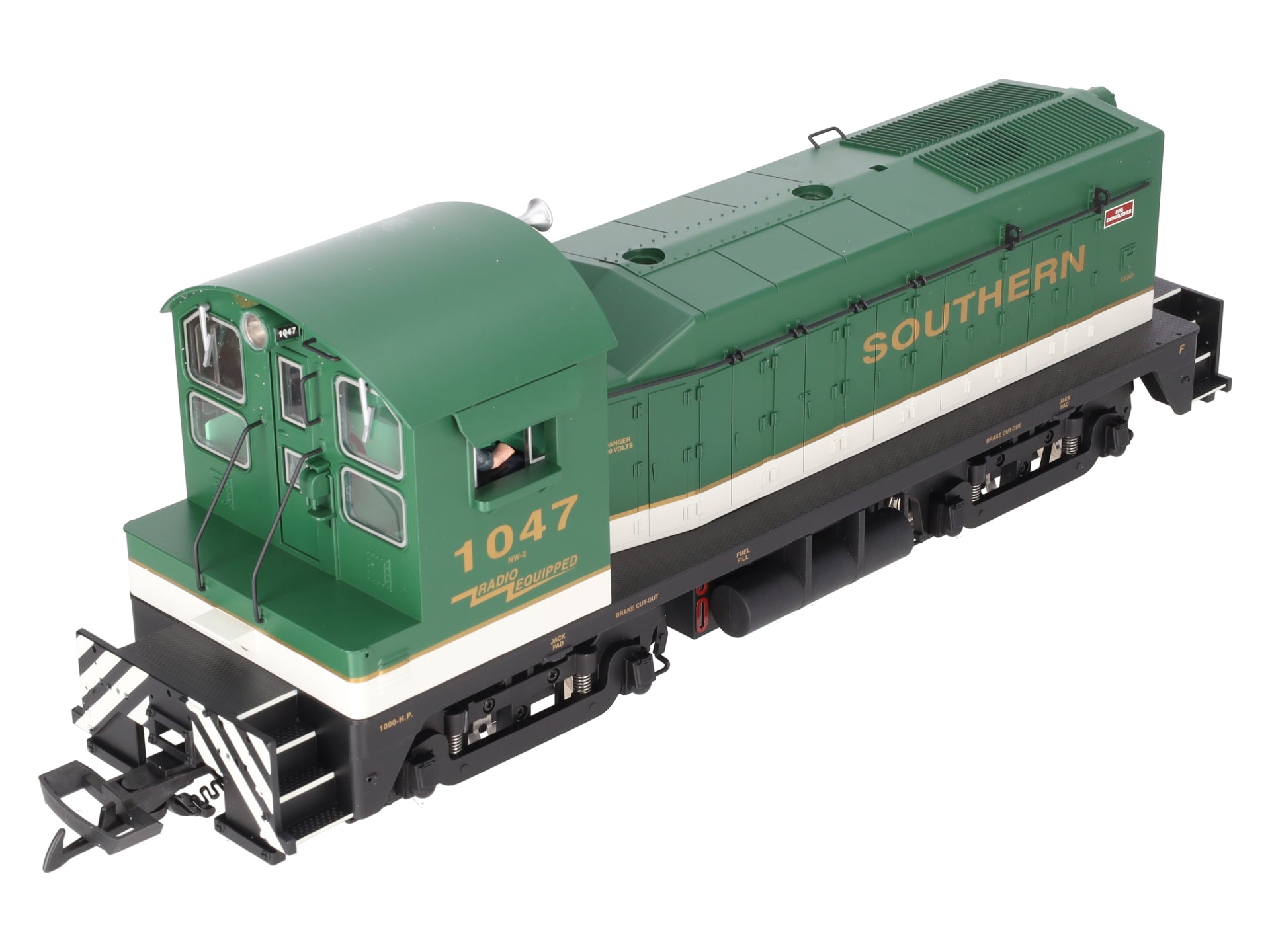 USA Trains 22029 G Scale Southern NW-2 Diesel Switcher #1047 EX/Box