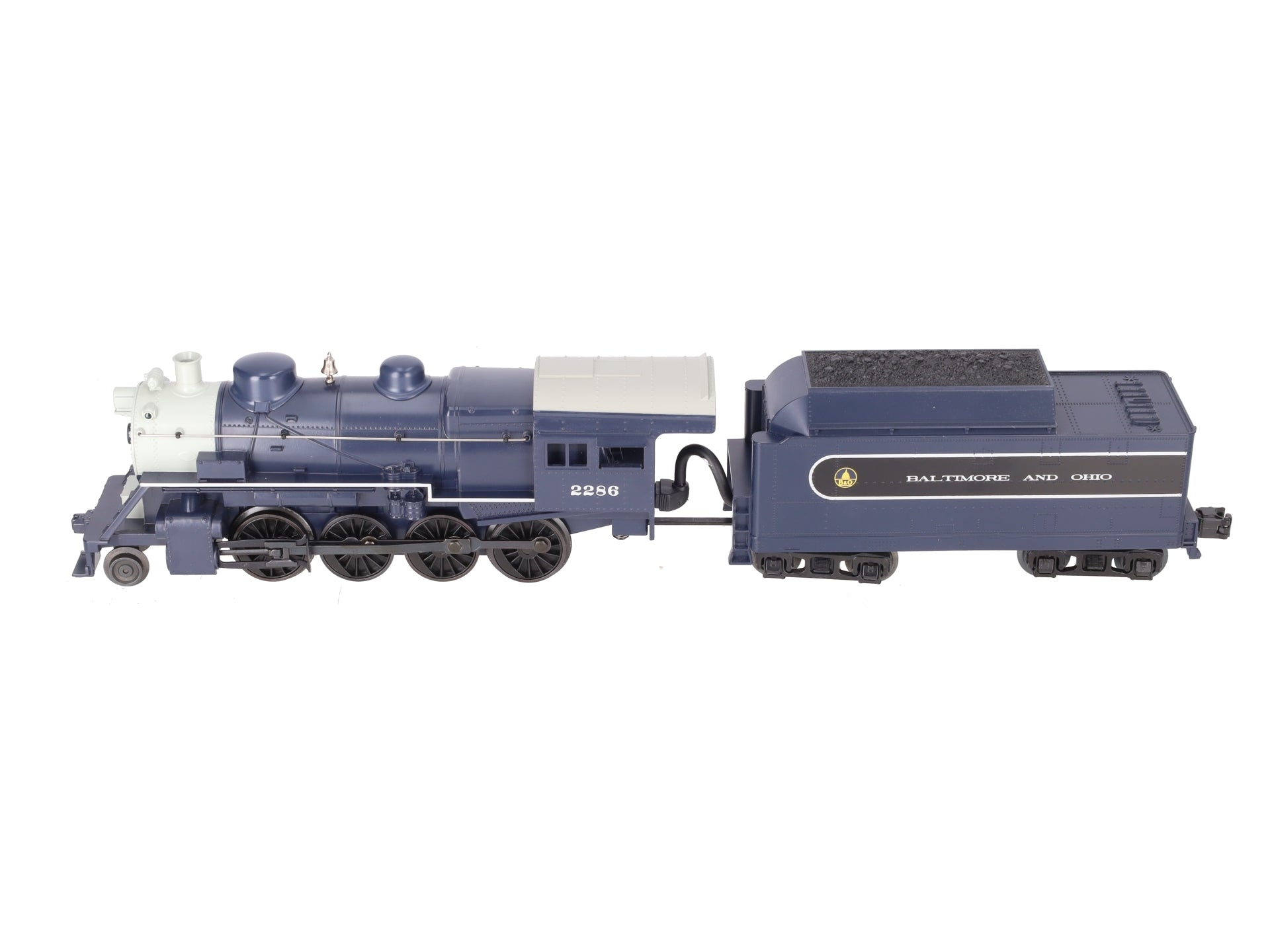 MTH 30-4150-1E O Gauge Baltimore & Ohio 2-8-0 Steam Engine & Tender W/PS2 #2286 EX/Box