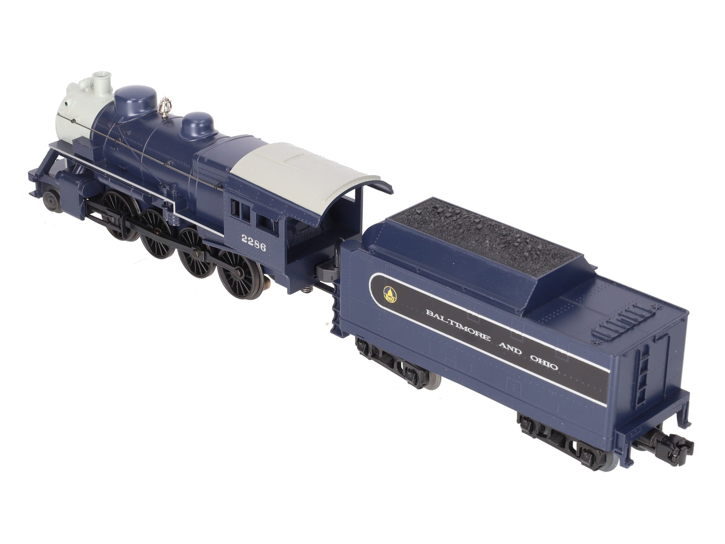 MTH 30-4150-1E O Gauge Baltimore & Ohio 2-8-0 Steam Engine & Tender W/PS2 #2286 EX/Box