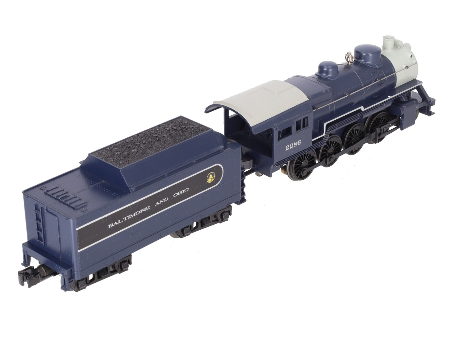 MTH 30-4150-1E O Gauge Baltimore & Ohio 2-8-0 Steam Engine & Tender W/PS2 #2286 EX/Box