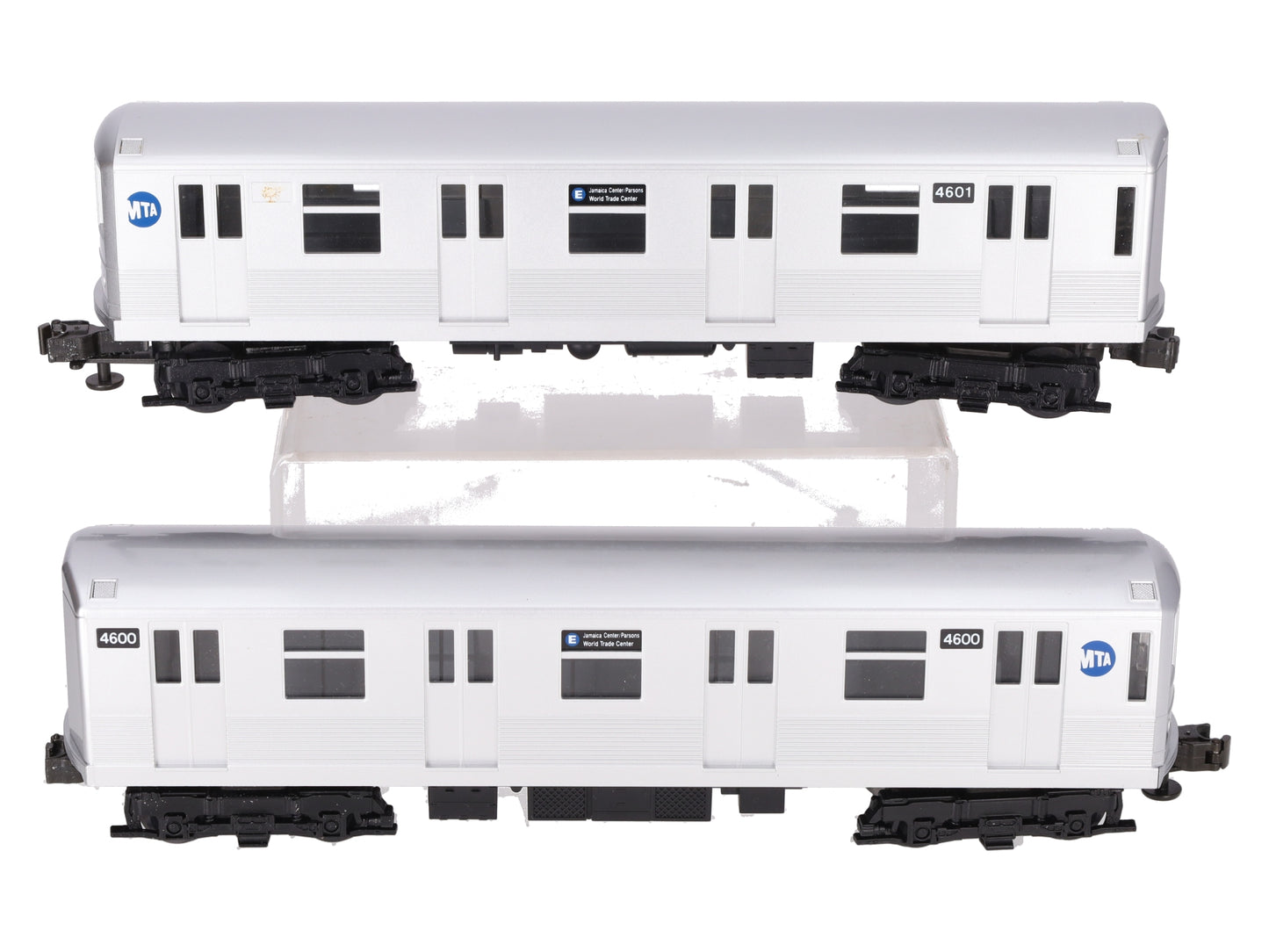 MTH 30-2163 O MTA R-42 Subway Add-On Non Powered Set (Set of 2) EX/Box