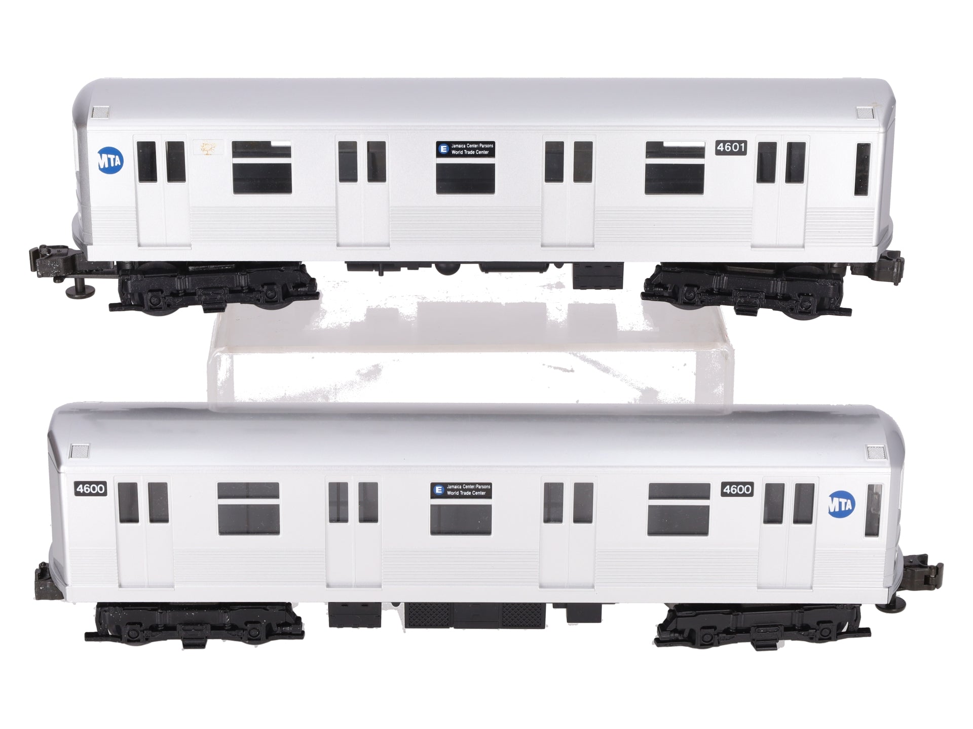 MTH 30-2163 O MTA R-42 Subway Add-On Non Powered Set (Set of 2) EX/Box