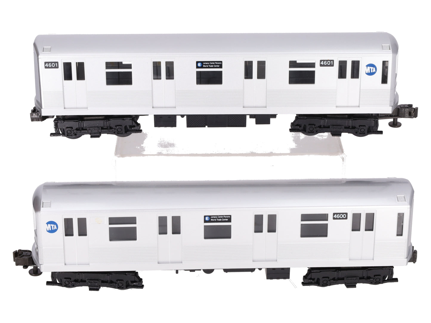 MTH 30-2163 O MTA R-42 Subway Add-On Non Powered Set (Set of 2) EX/Box
