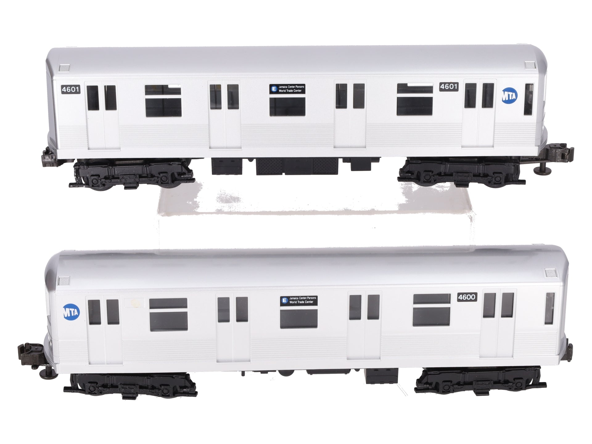 MTH 30-2163 O MTA R-42 Subway Add-On Non Powered Set (Set of 2) EX/Box