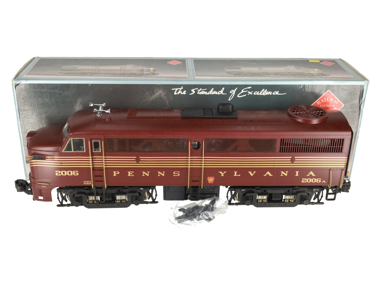 REA REA-22006 G Scale Pennsylvania Railroad Alco FA-1 Diesel Locomotive #2006 VG/Box