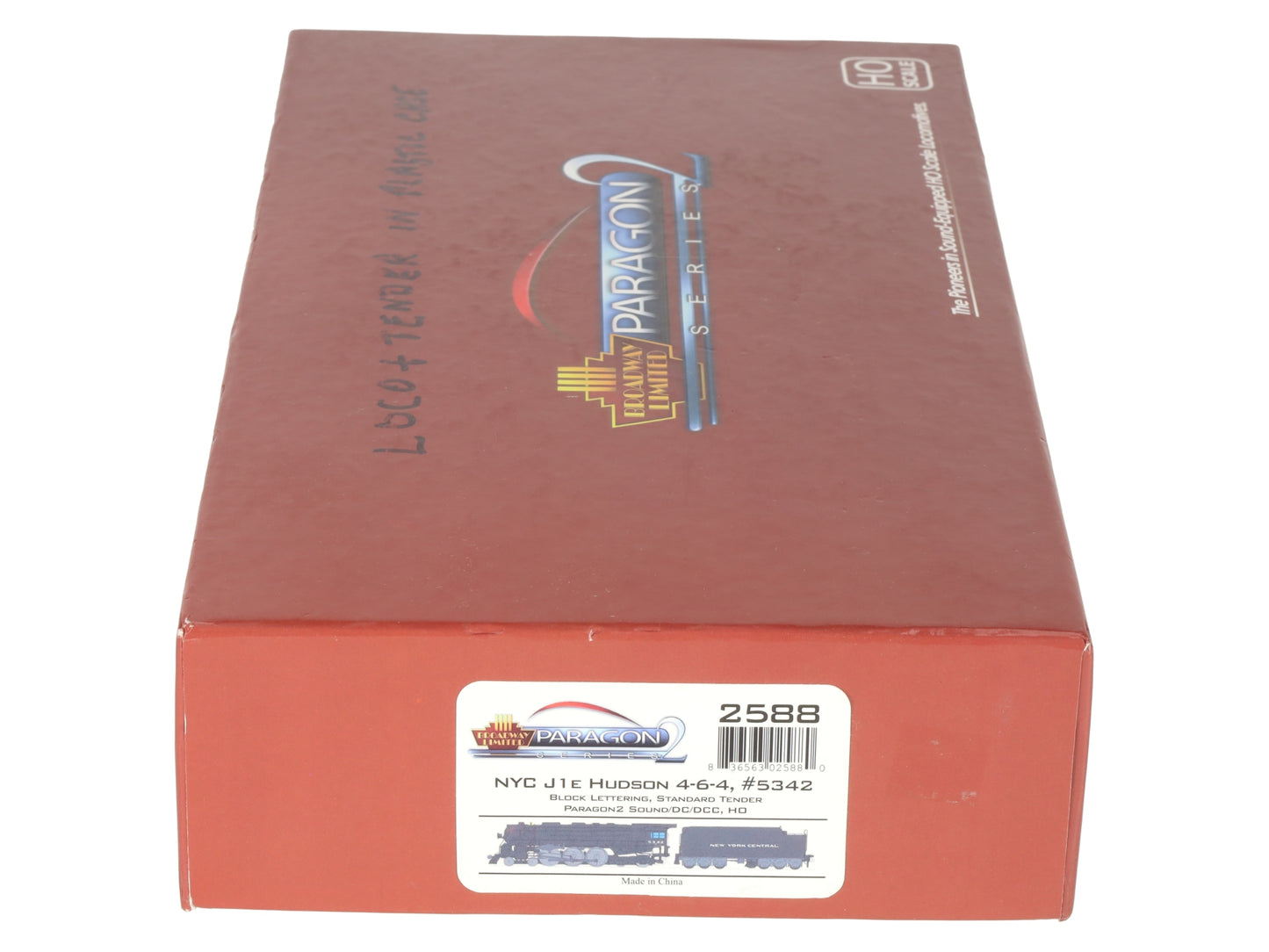 Broadway Limited 2588 HO NYC J1e Hudson 4-6-4 Steam Locomotive #5342 VG/Box