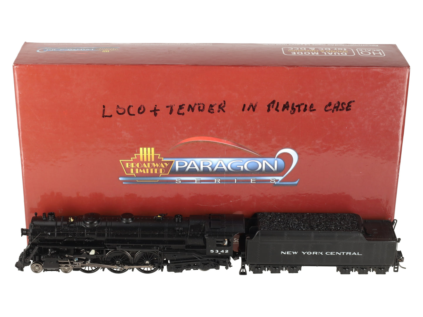 Broadway Limited 2588 HO NYC J1e Hudson 4-6-4 Steam Locomotive #5342 VG/Box