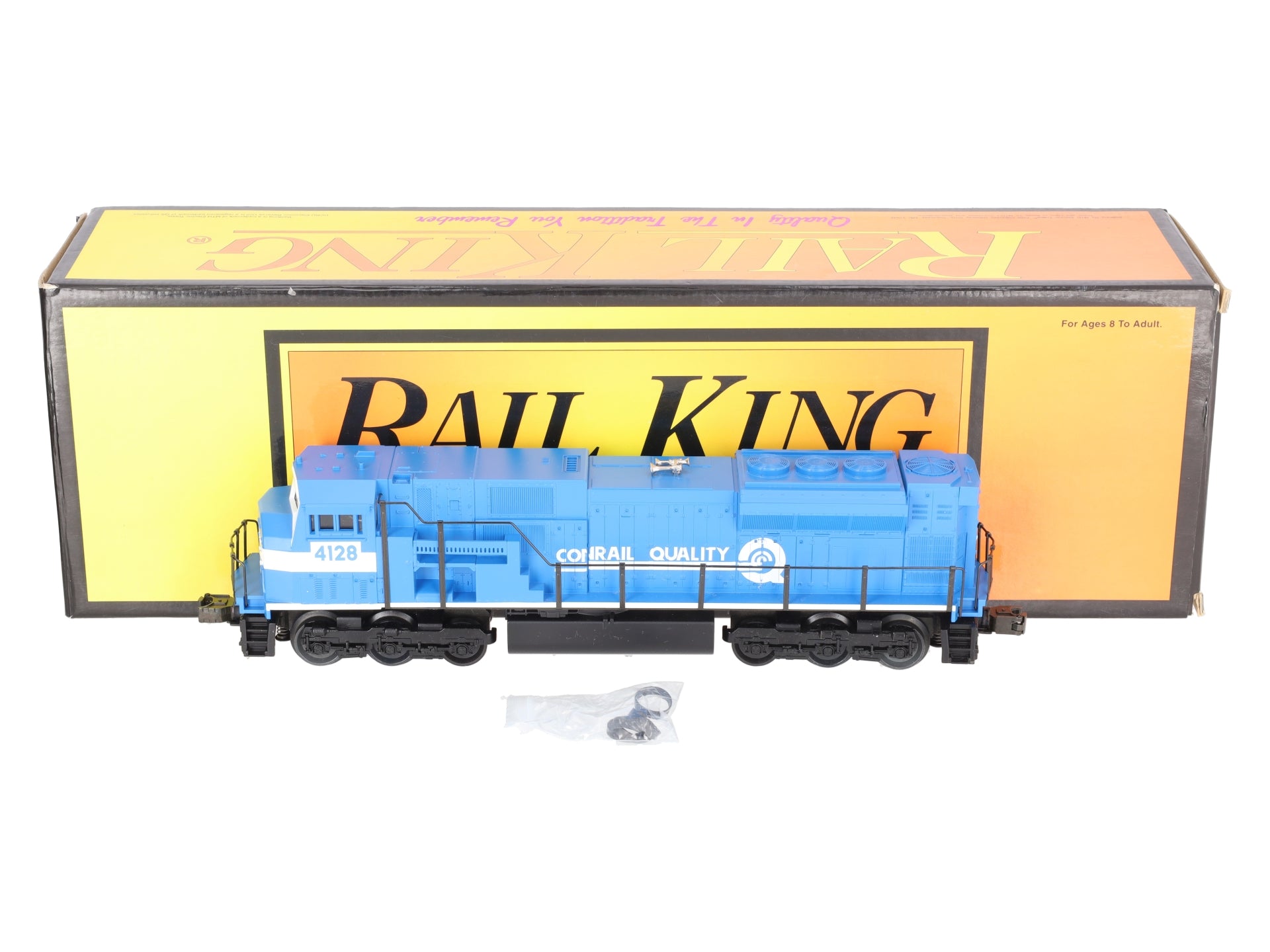 MTH 30-2120-1 O Gauge Conrail SD90MAC Diesel Engine w/PS1 #4128 EX/Box