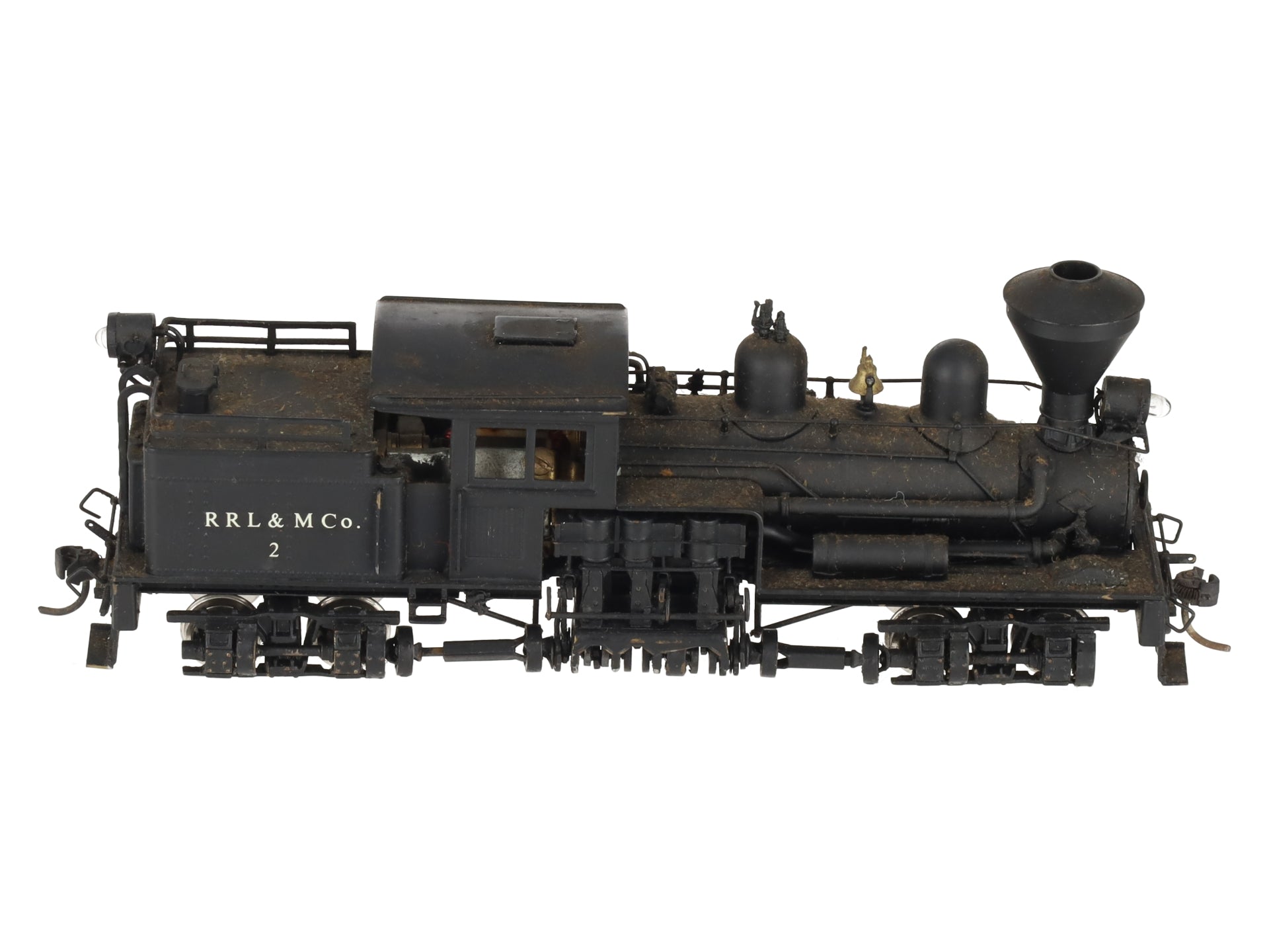 United Scale Models HO Scale BRASS CUSTOM RRL&M Shay Steam Locomotive #02/Box