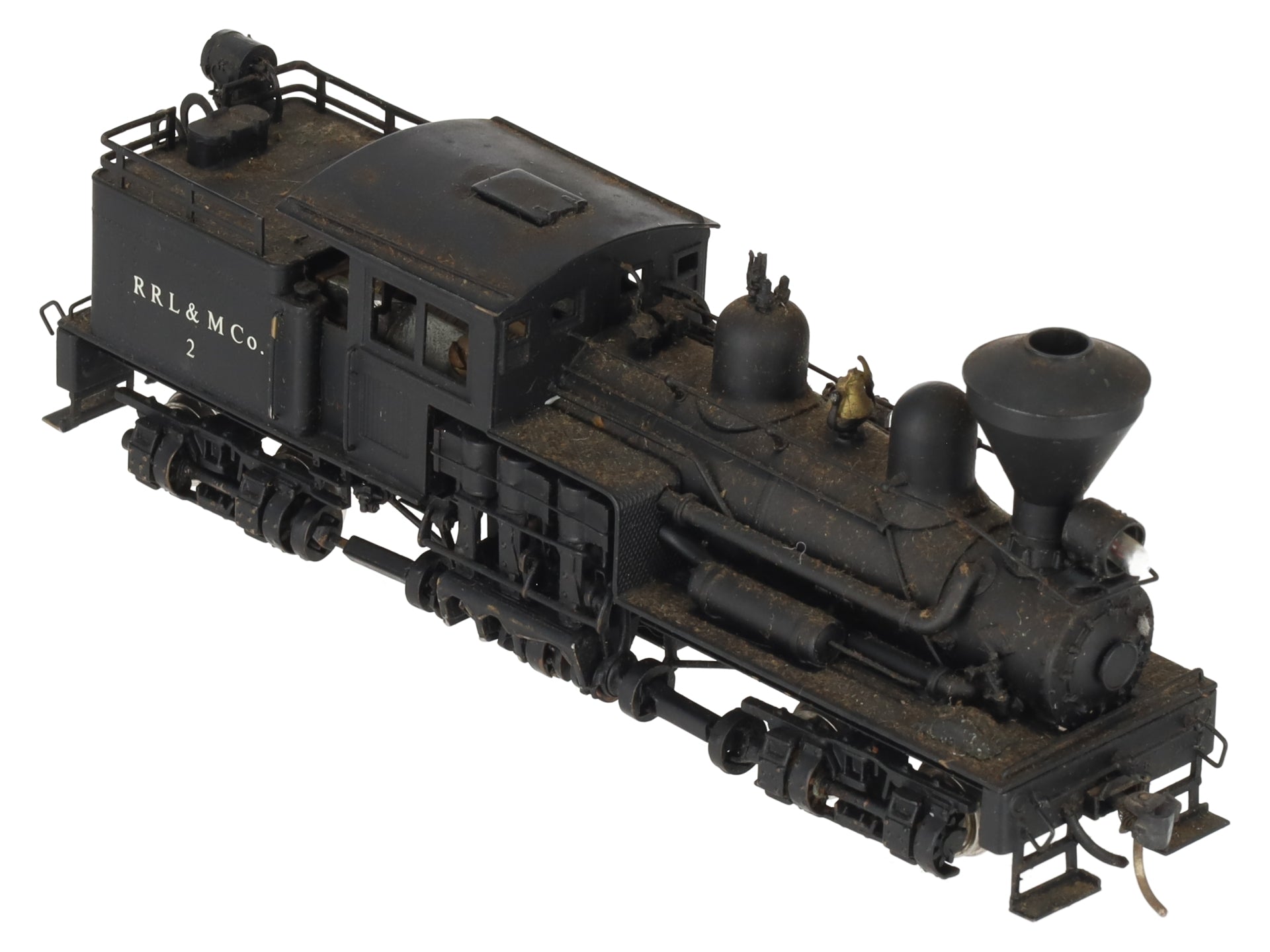 United Scale Models HO Scale BRASS CUSTOM RRL&M Shay Steam Locomotive #02/Box