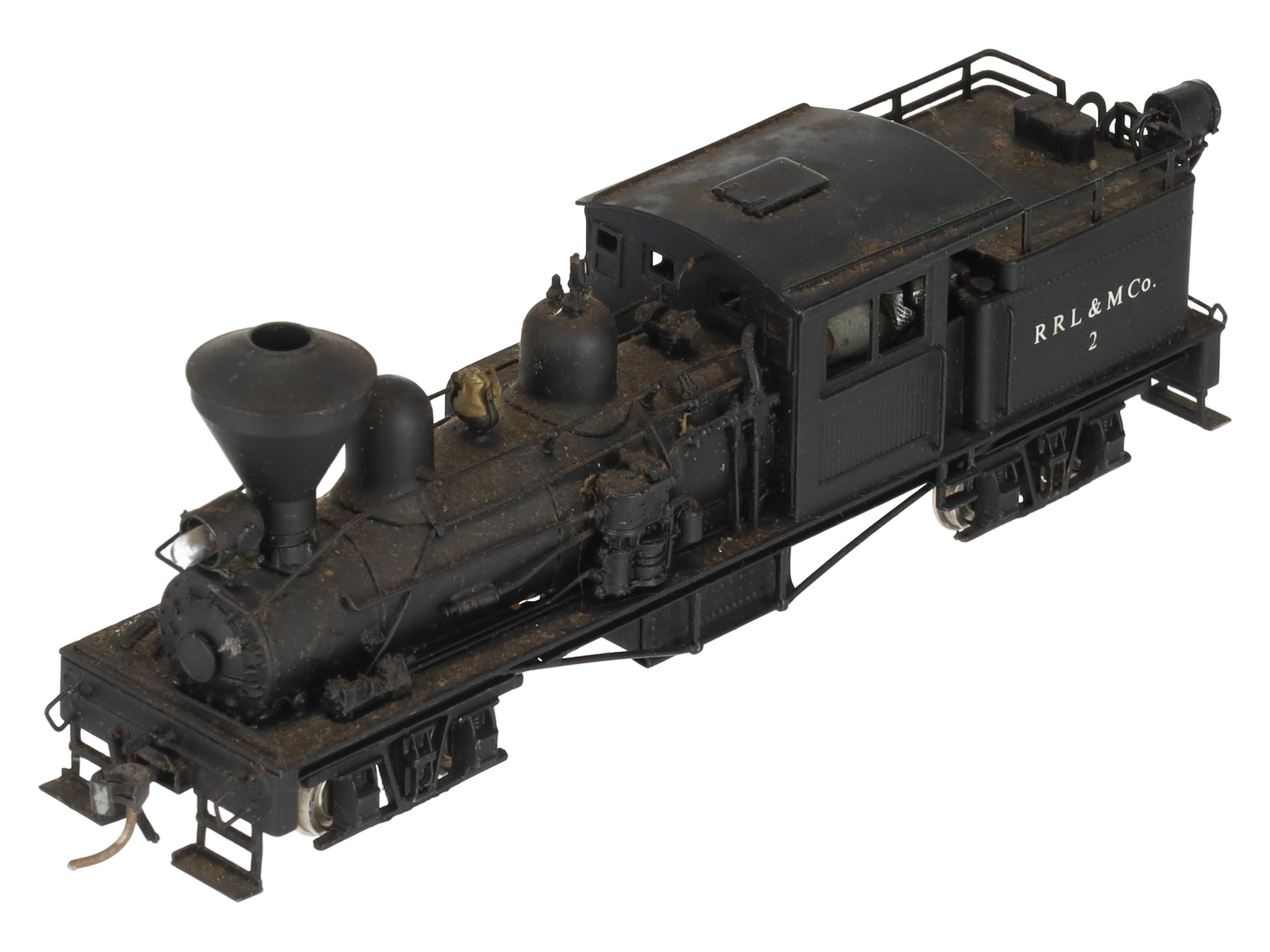 United Scale Models HO Scale BRASS CUSTOM RRL&M Shay Steam Locomotive #02/Box