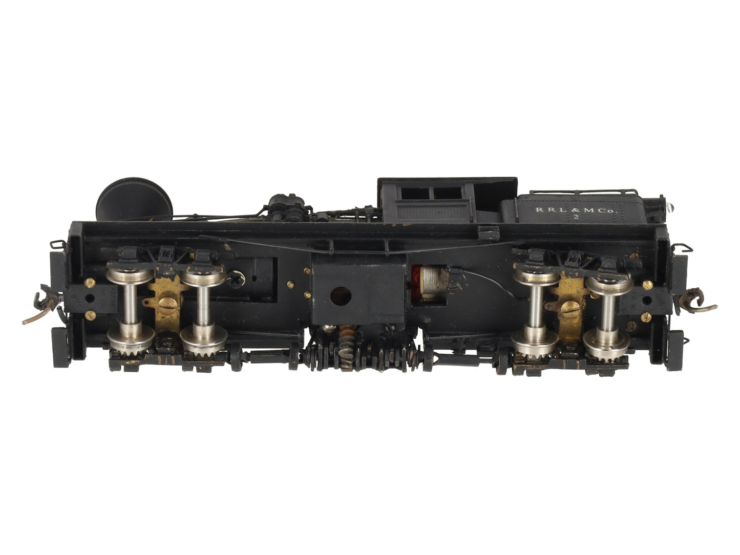 United Scale Models HO Scale BRASS CUSTOM RRL&M Shay Steam Locomotive #02/Box