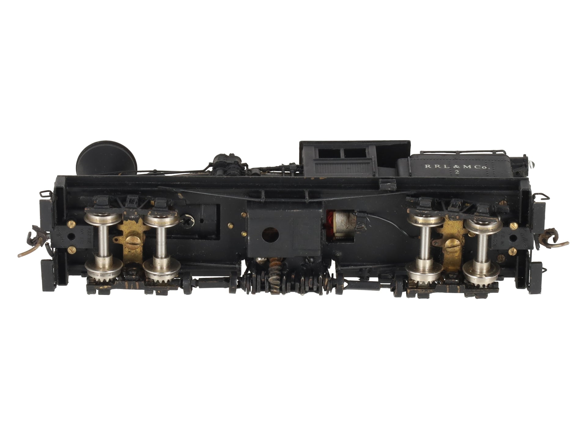 United Scale Models HO Scale BRASS CUSTOM RRL&M Shay Steam Locomotive #02/Box