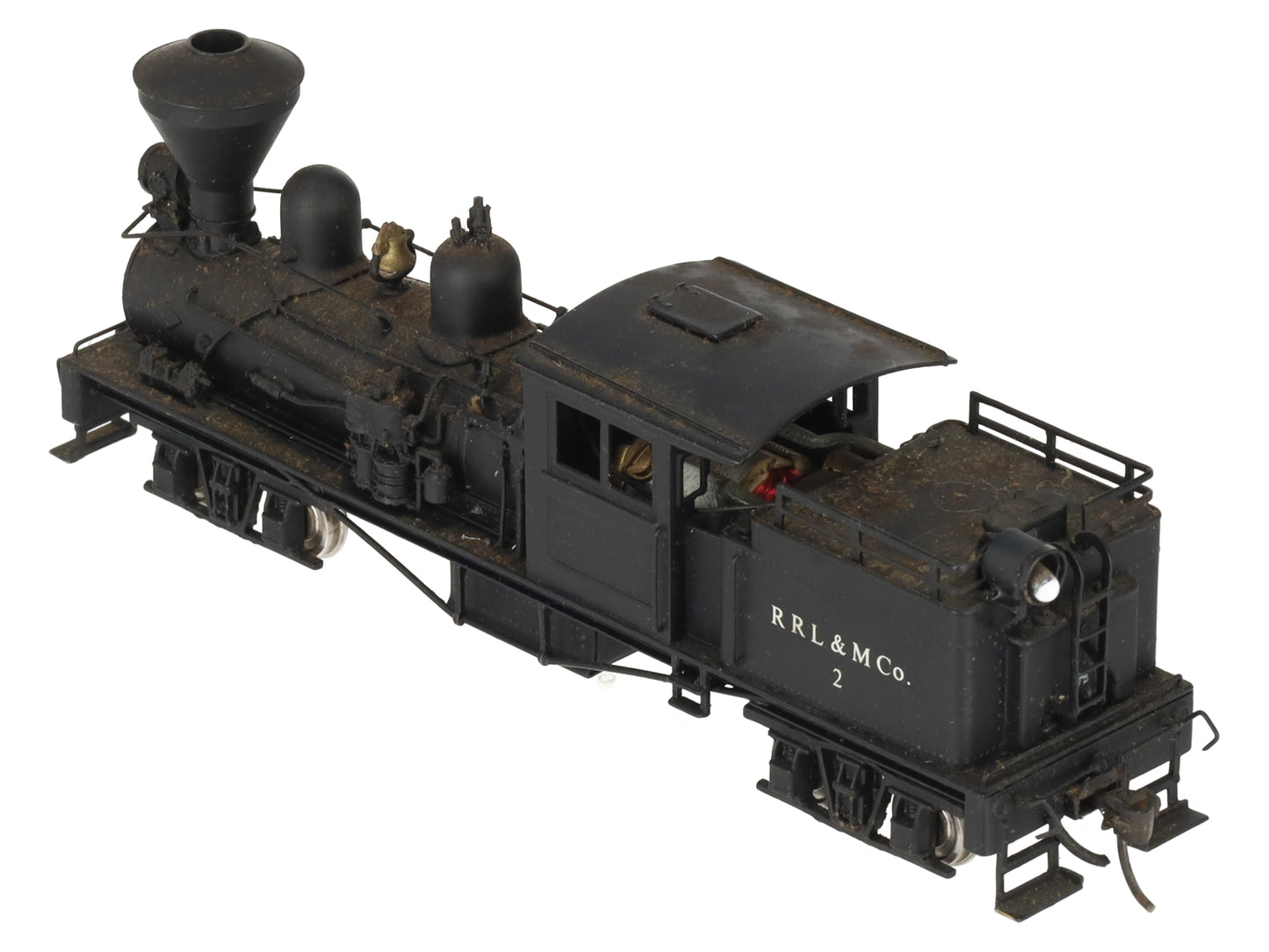 United Scale Models HO Scale BRASS CUSTOM RRL&M Shay Steam Locomotive #02/Box
