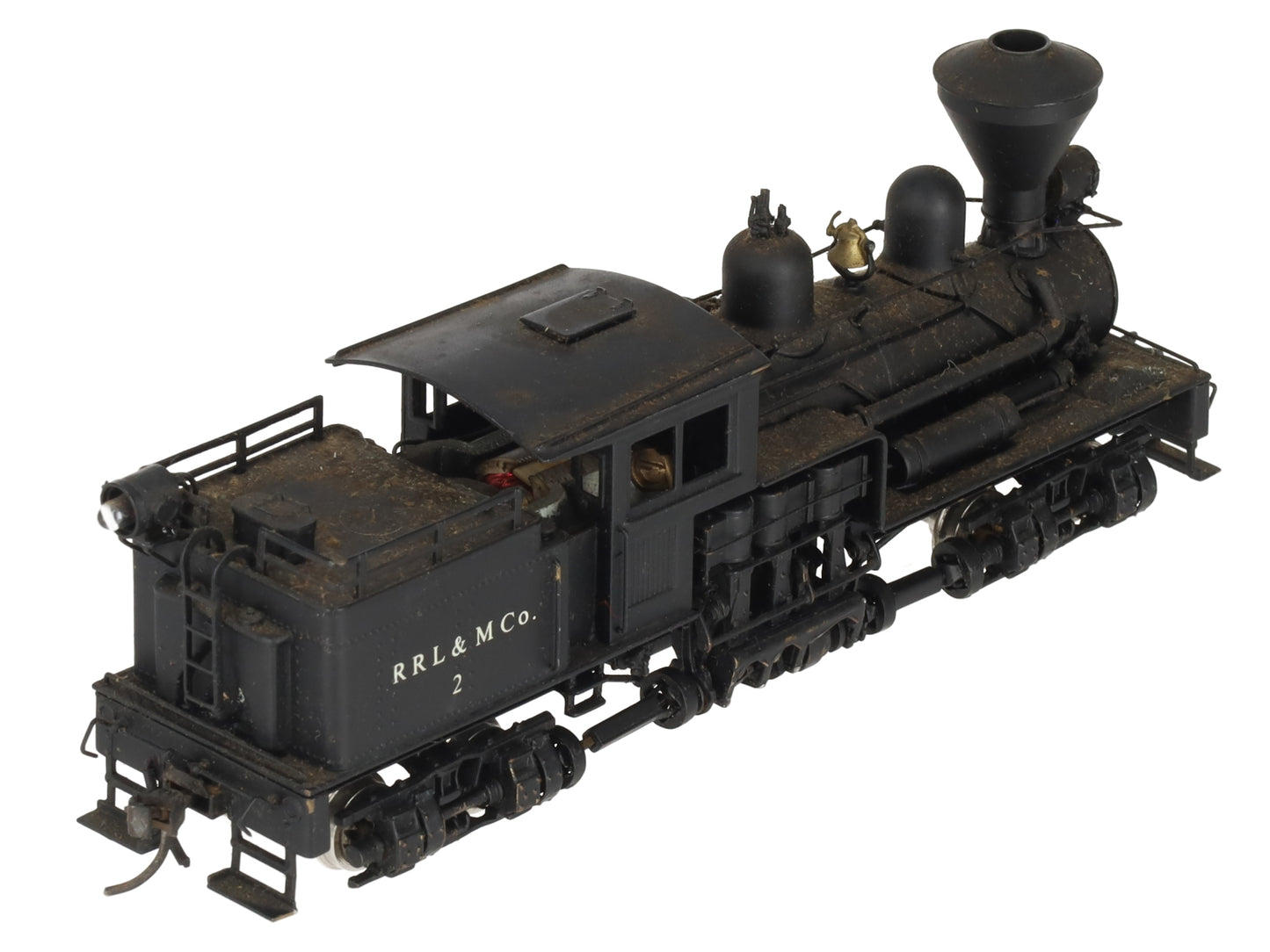 United Scale Models HO Scale BRASS CUSTOM RRL&M Shay Steam Locomotive #02/Box