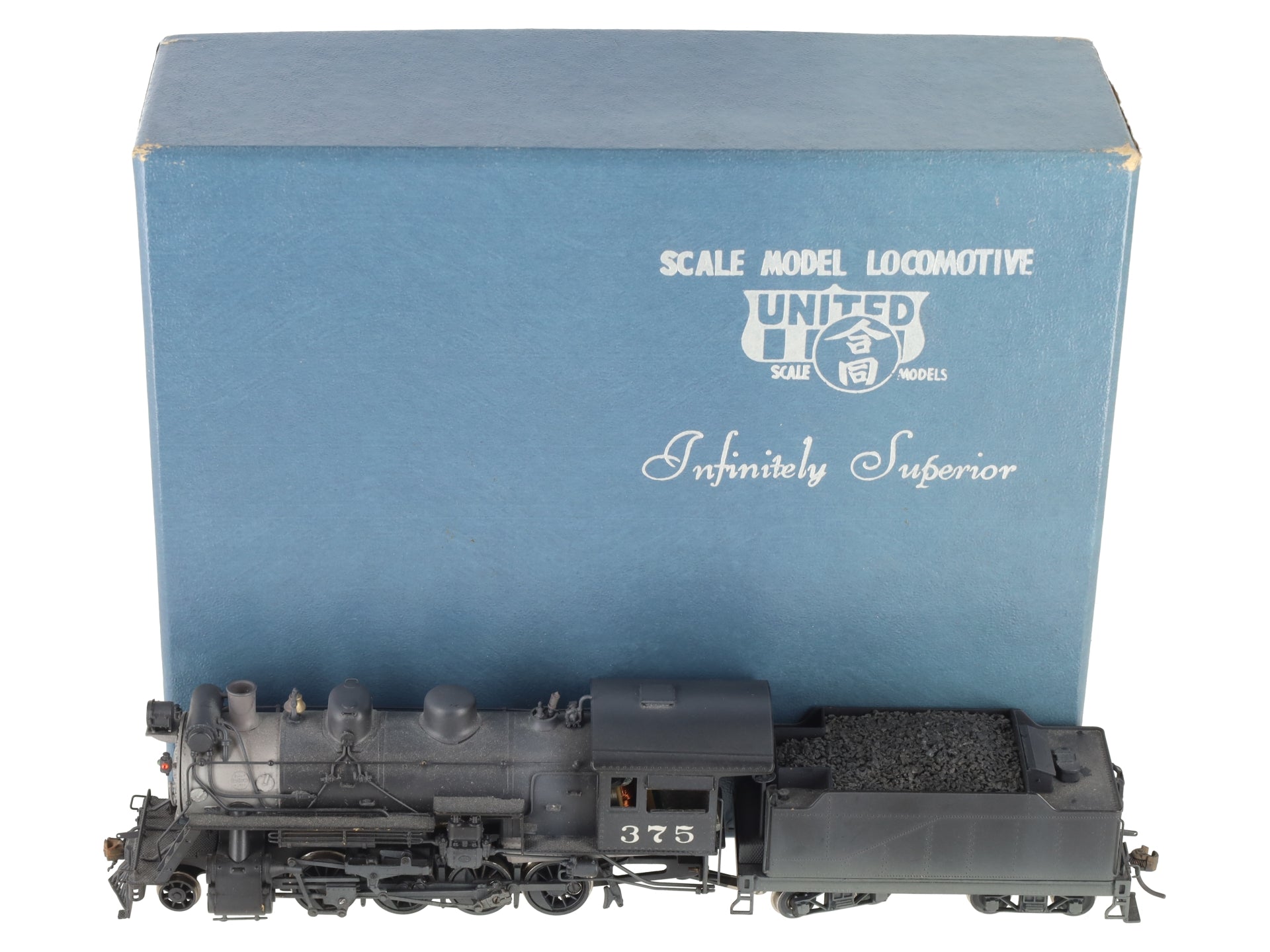 United Models/PFM H)O BRASS Maryland & PRR 2-8-0 Steam Loco/Tender - Painted/Box