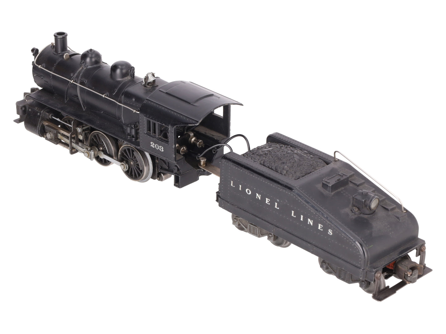 Lionel 203 Vintage O 0-6-0 Steam Locomotive & 2203B Tender VG