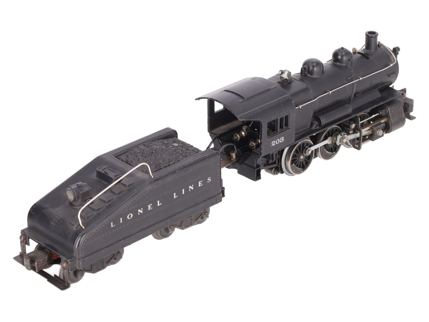 Lionel 203 Vintage O 0-6-0 Steam Locomotive & 2203B Tender VG