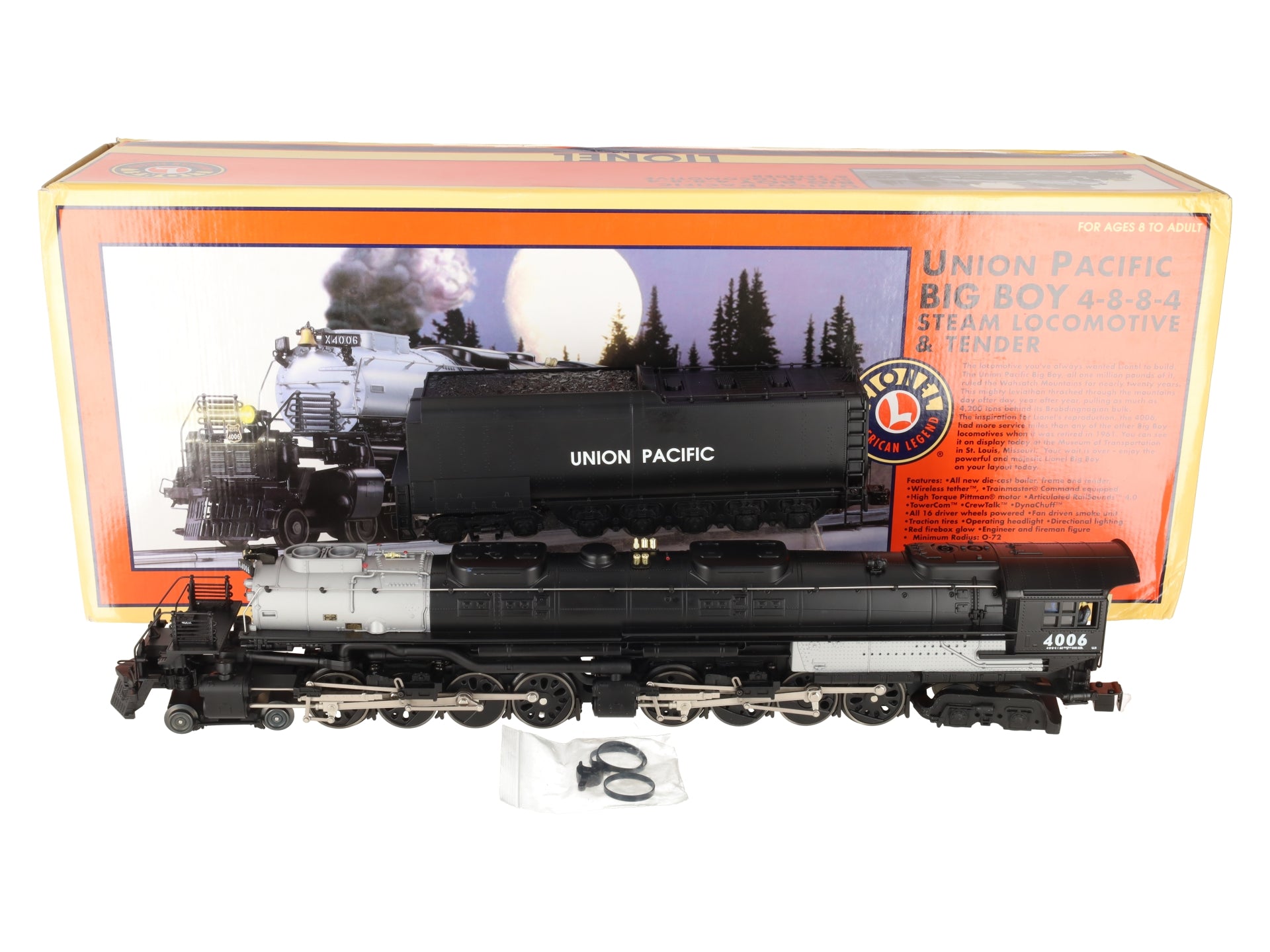 Lionel 6-28029 O UP Big Boy 4-8-8-4 Articulated Steam Engine & Tender #4006 EX/Box