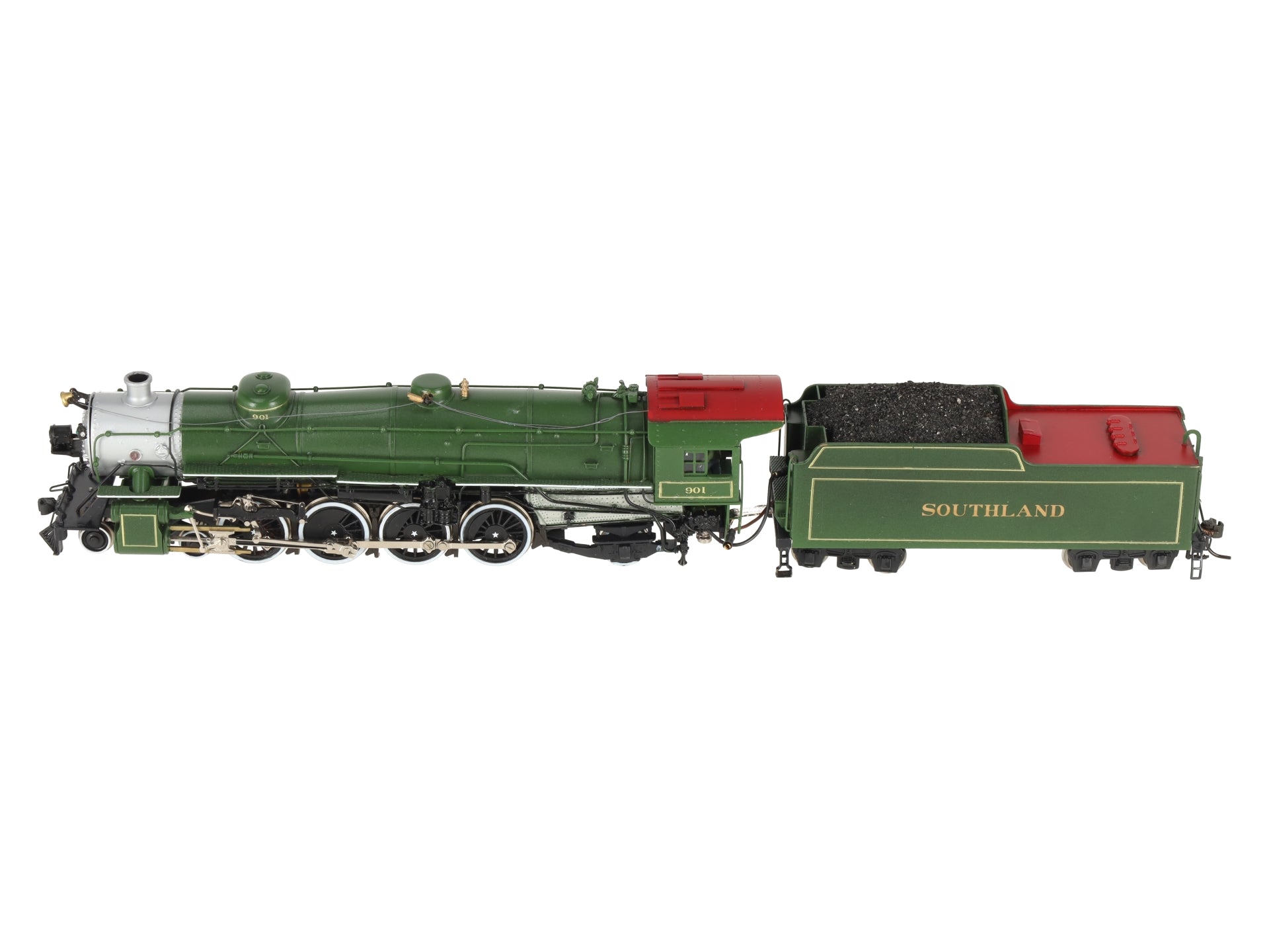 Key Imports BRASS HO Southland TS-1 4-8-2 Steam Locomotive & Tender #901 - DCC