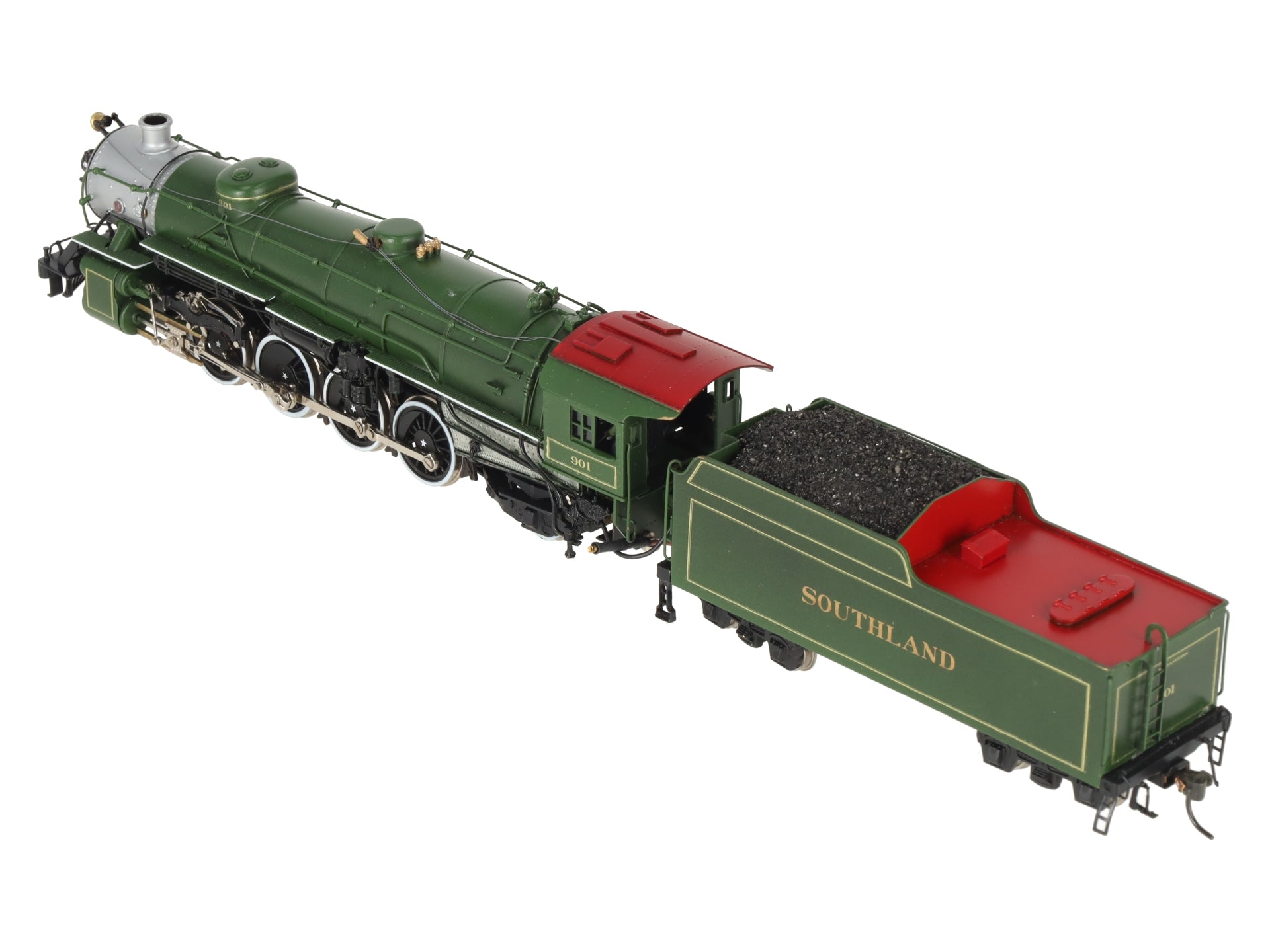 Key Imports BRASS HO Southland TS-1 4-8-2 Steam Locomotive & Tender #901 - DCC