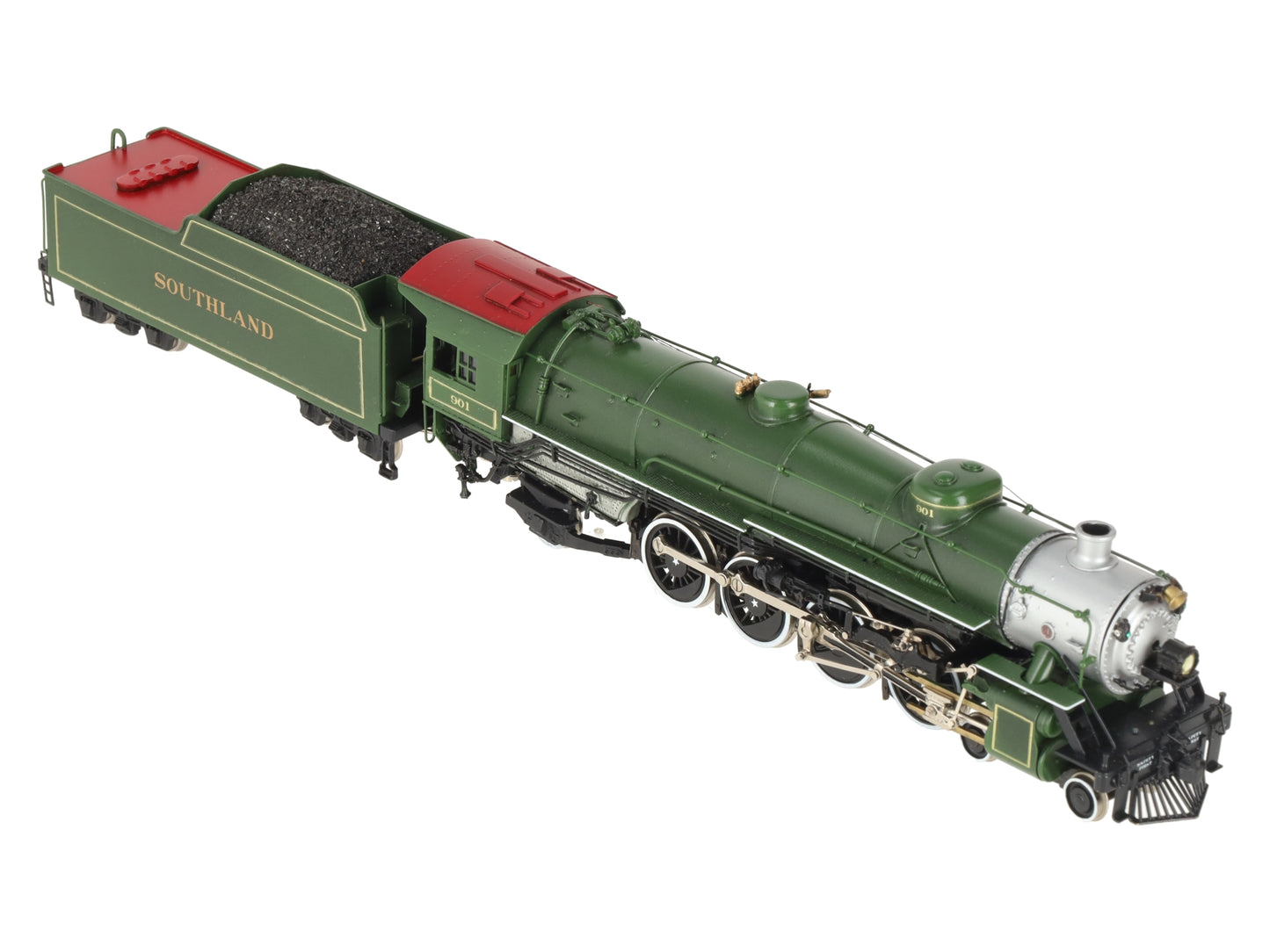 Key Imports BRASS HO Southland TS-1 4-8-2 Steam Locomotive & Tender #901 - DCC