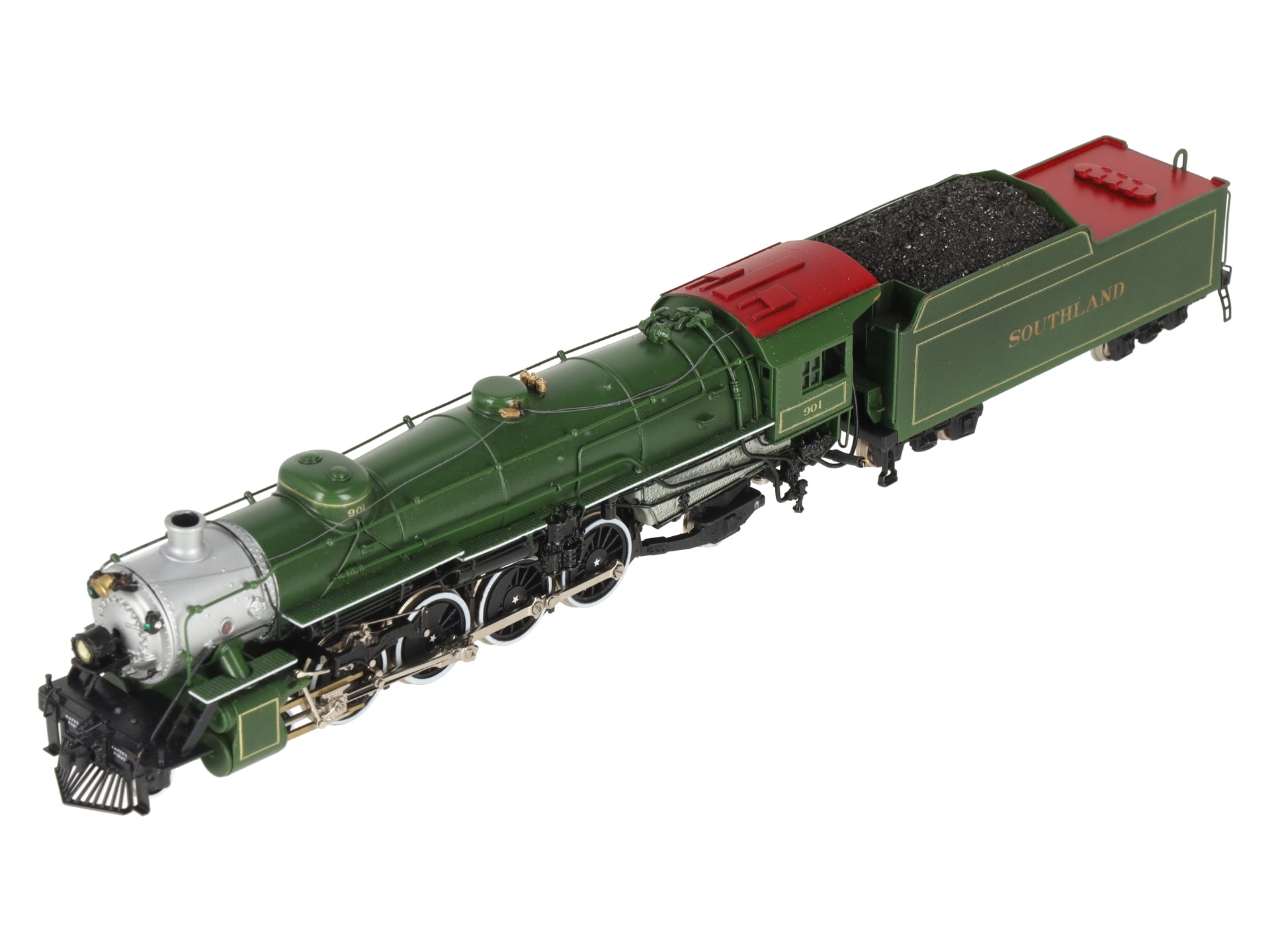 Key Imports BRASS HO Southland TS-1 4-8-2 Steam Locomotive & Tender #901 - DCC