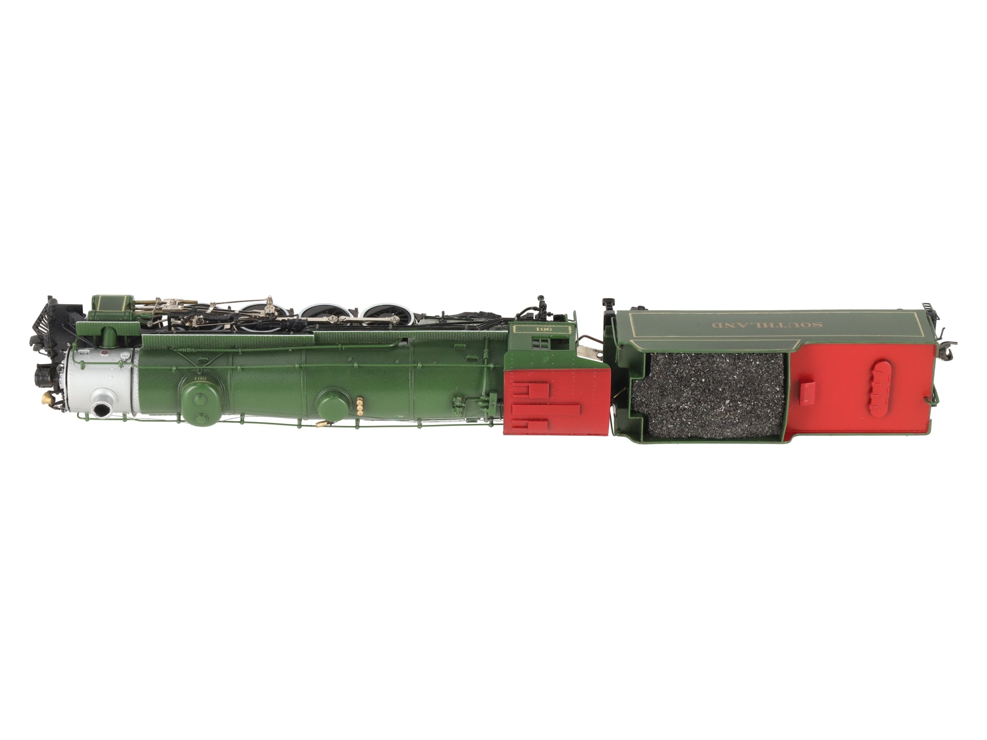 Key Imports BRASS HO Southland TS-1 4-8-2 Steam Locomotive & Tender #901 - DCC