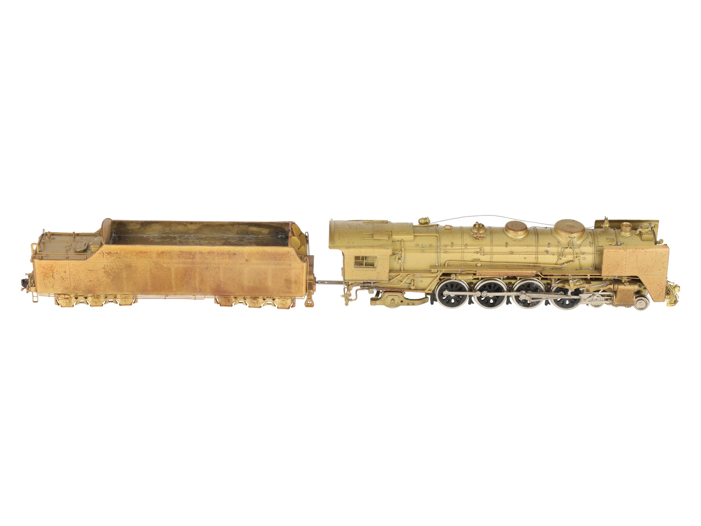 Key Imports HO BRASS NYC L-3a 4-8-2 Mohawk Steam Loco & Tender - Unpainted EX/Box