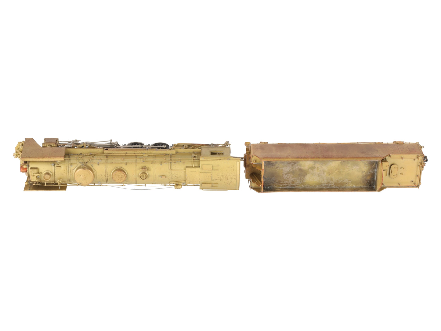 Key Imports HO BRASS NYC L-3a 4-8-2 Mohawk Steam Loco & Tender - Unpainted EX/Box