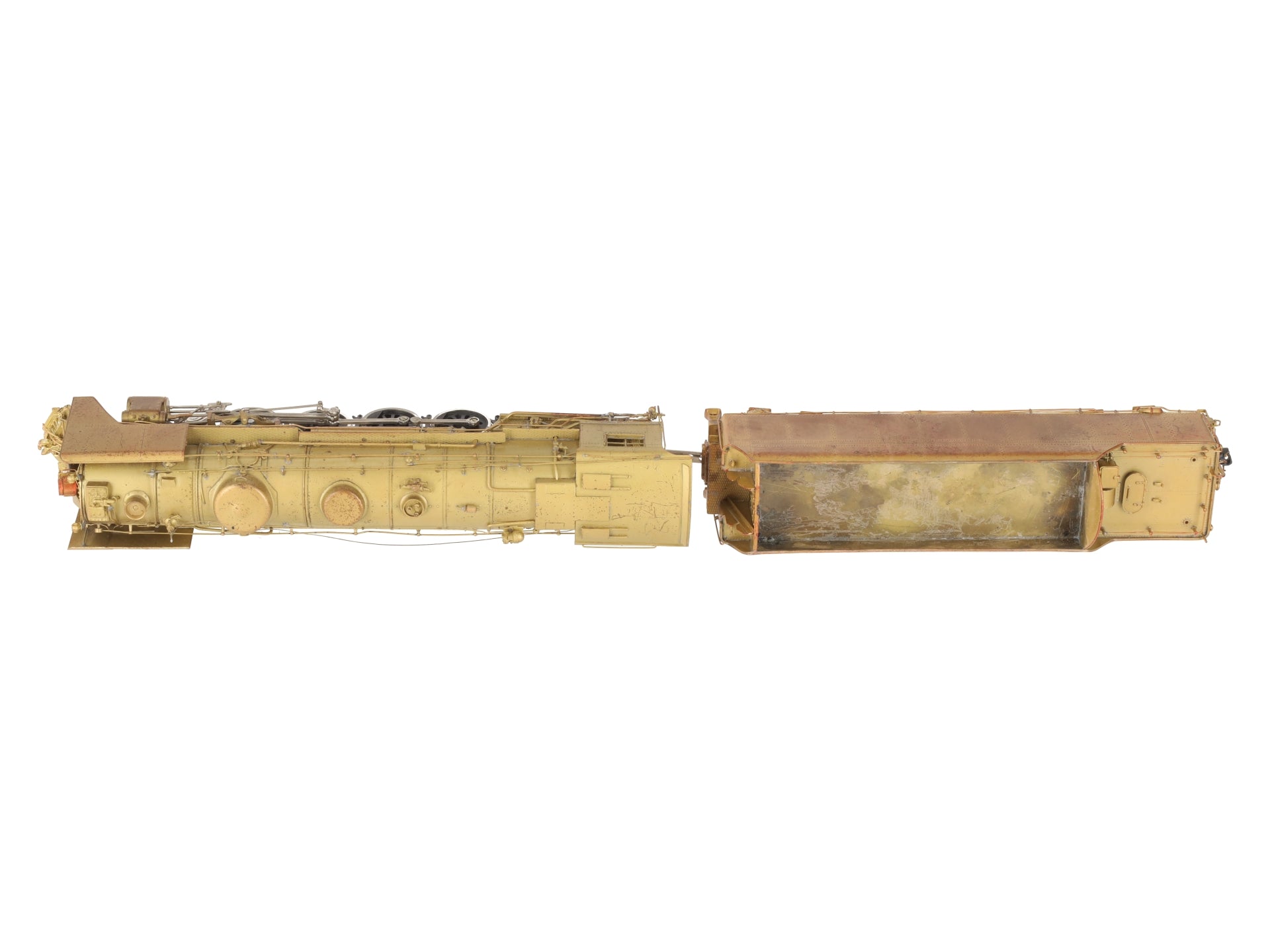 Key Imports HO BRASS NYC L-3a 4-8-2 Mohawk Steam Loco & Tender - Unpainted EX/Box