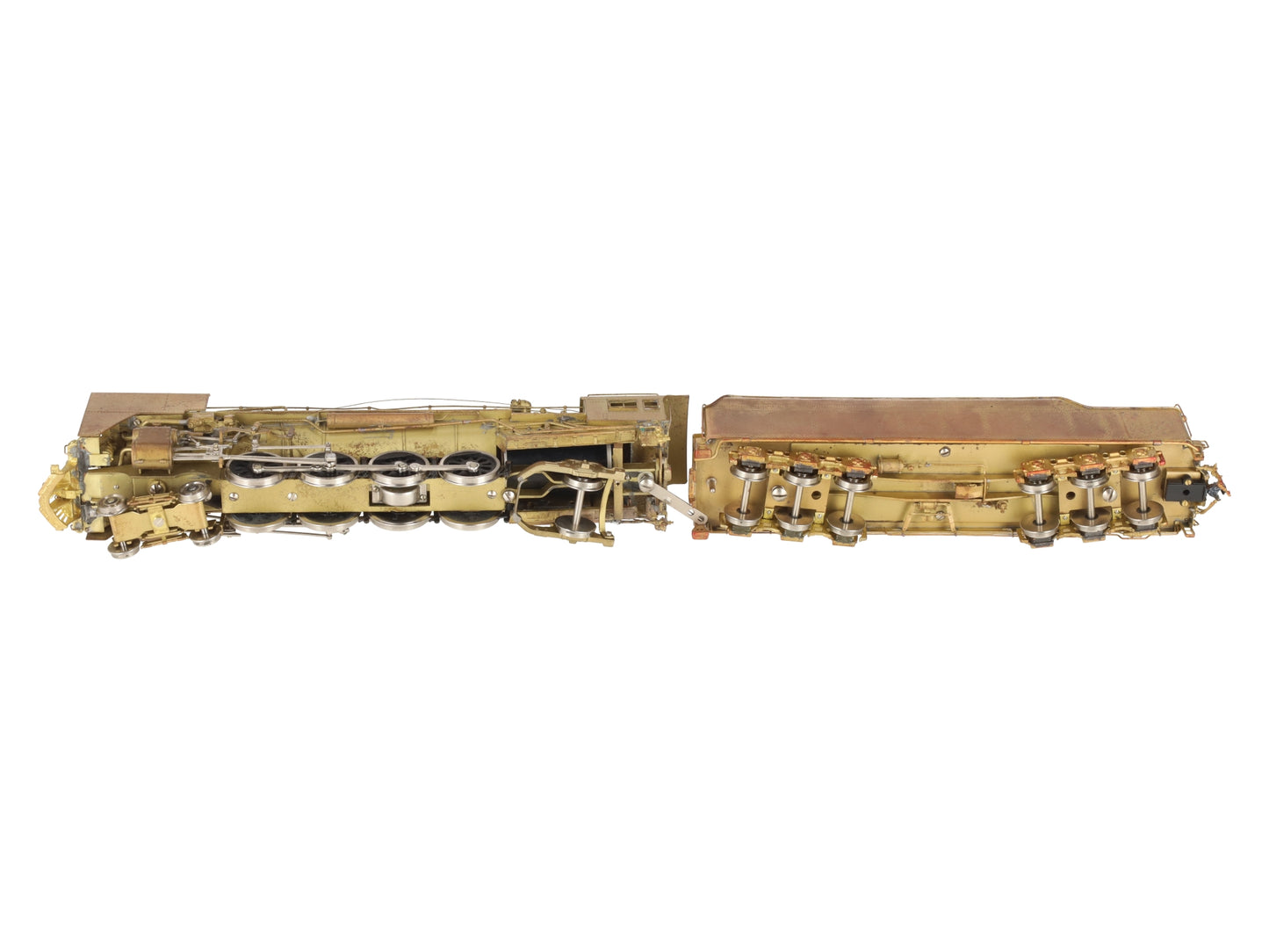 Key Imports HO BRASS NYC L-3a 4-8-2 Mohawk Steam Loco & Tender - Unpainted EX/Box