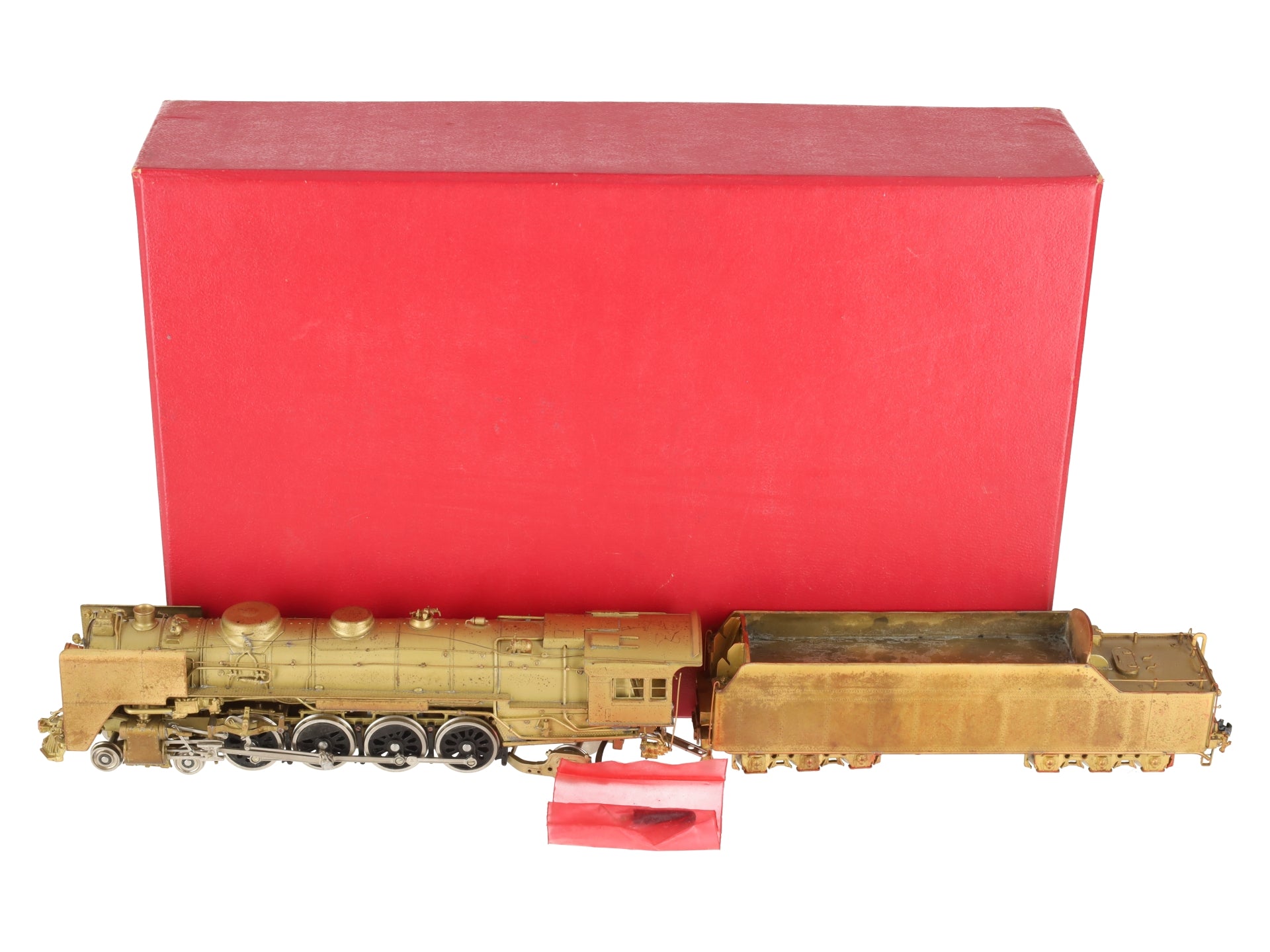 Key Imports HO BRASS NYC L-3a 4-8-2 Mohawk Steam Loco & Tender - Unpainted EX/Box