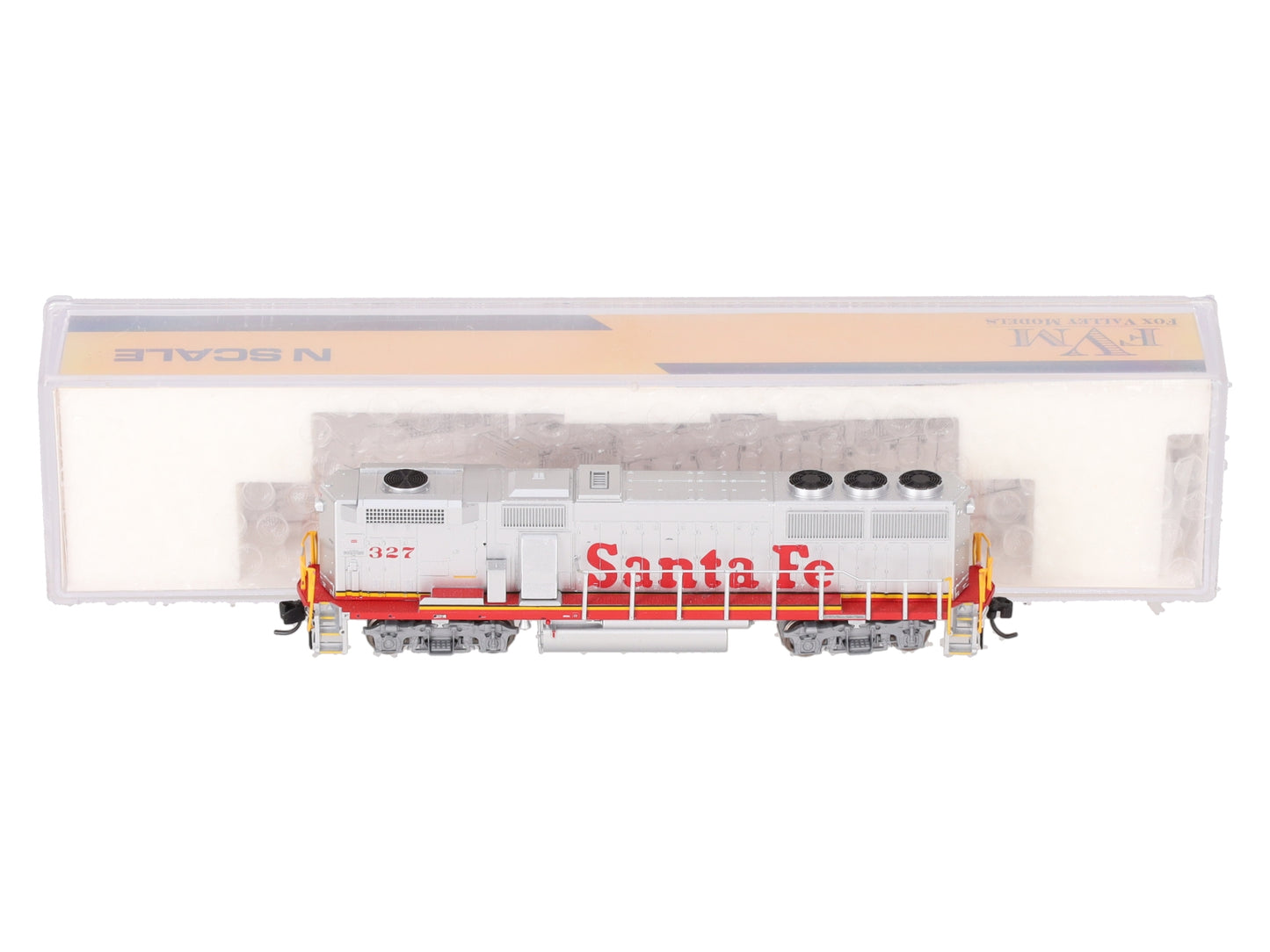 Fox Valley Models 70601 N Scale Santa Fe GP60B Diesel Loco #327 w DCC & Sound EX/Box